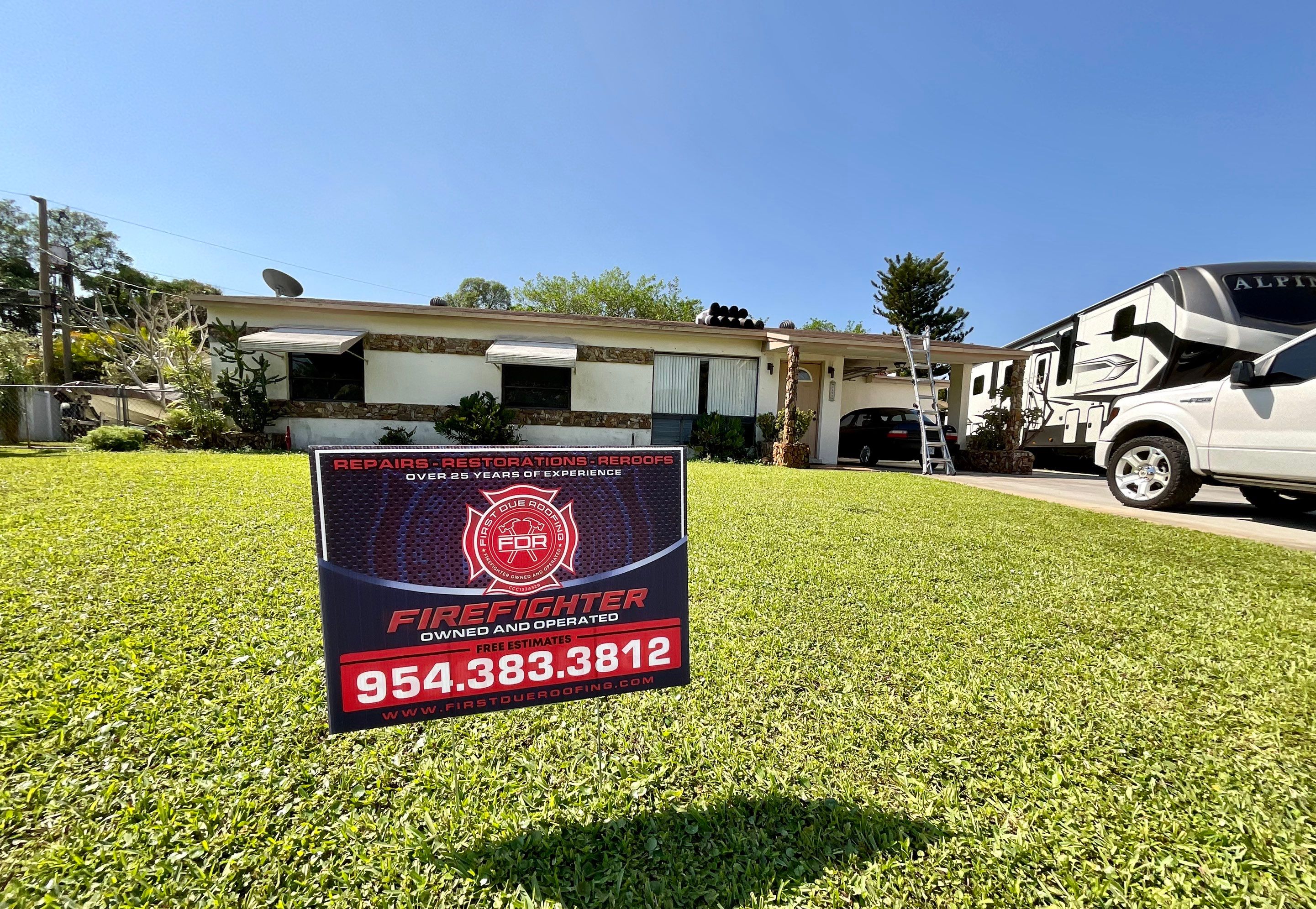 Residential Roofing Installation using Owens Corning Three Tab Shingles by First Due Roofing