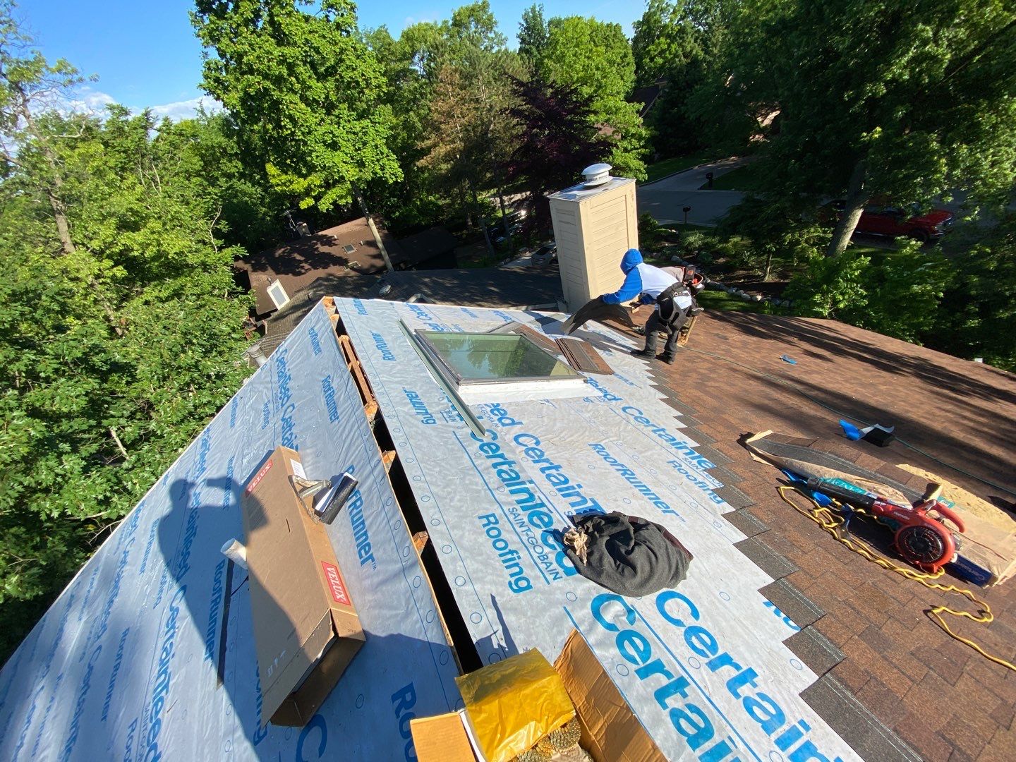 Roof Replacement using CertainTeed Landmark by 180 Contractors