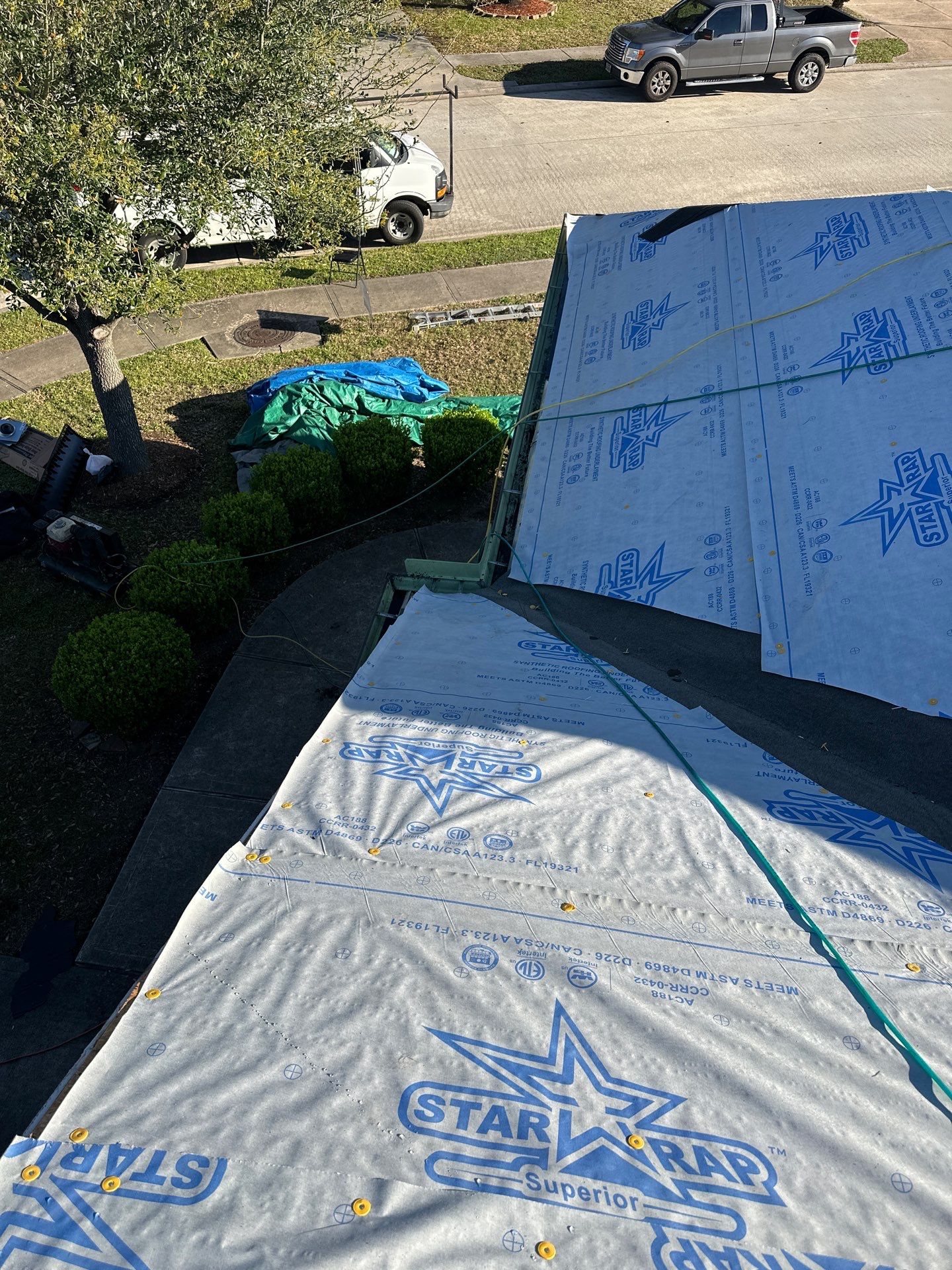 Project in Houston by Motion Roofing