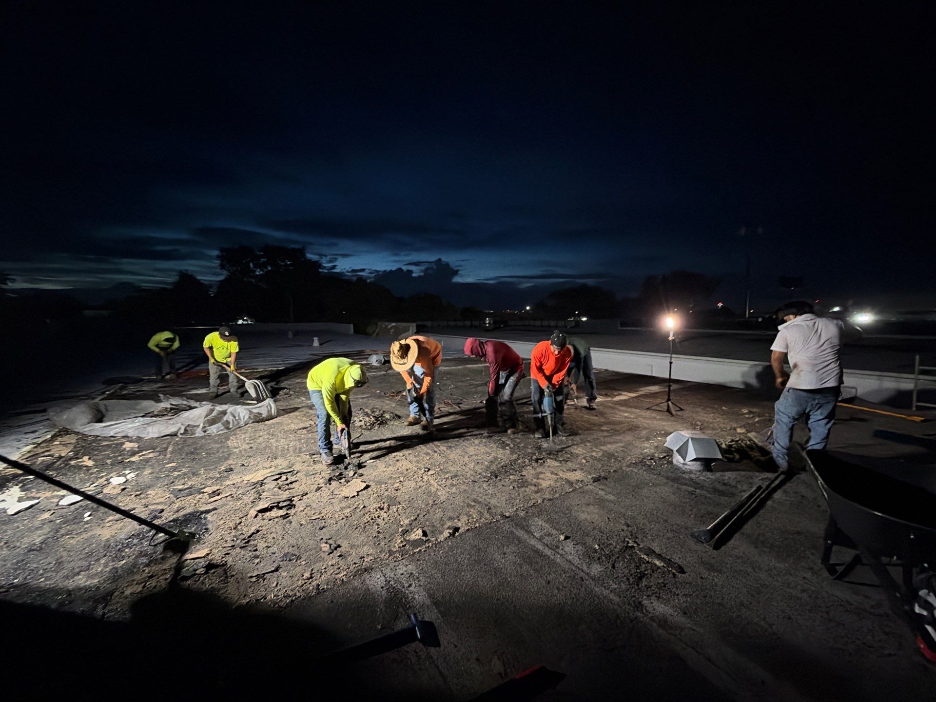 Fort Lauderdale Commercial Roof Restoration with Spray Foam and Silicone Coating by Roof King LLC