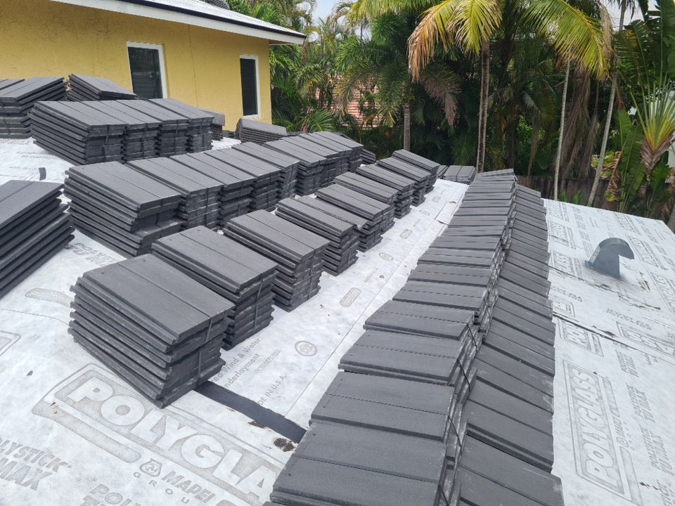 Residential Roofing Installation using Eagle Roofing Tile by BLUES BROTHERS CONSTRUCTION CORP