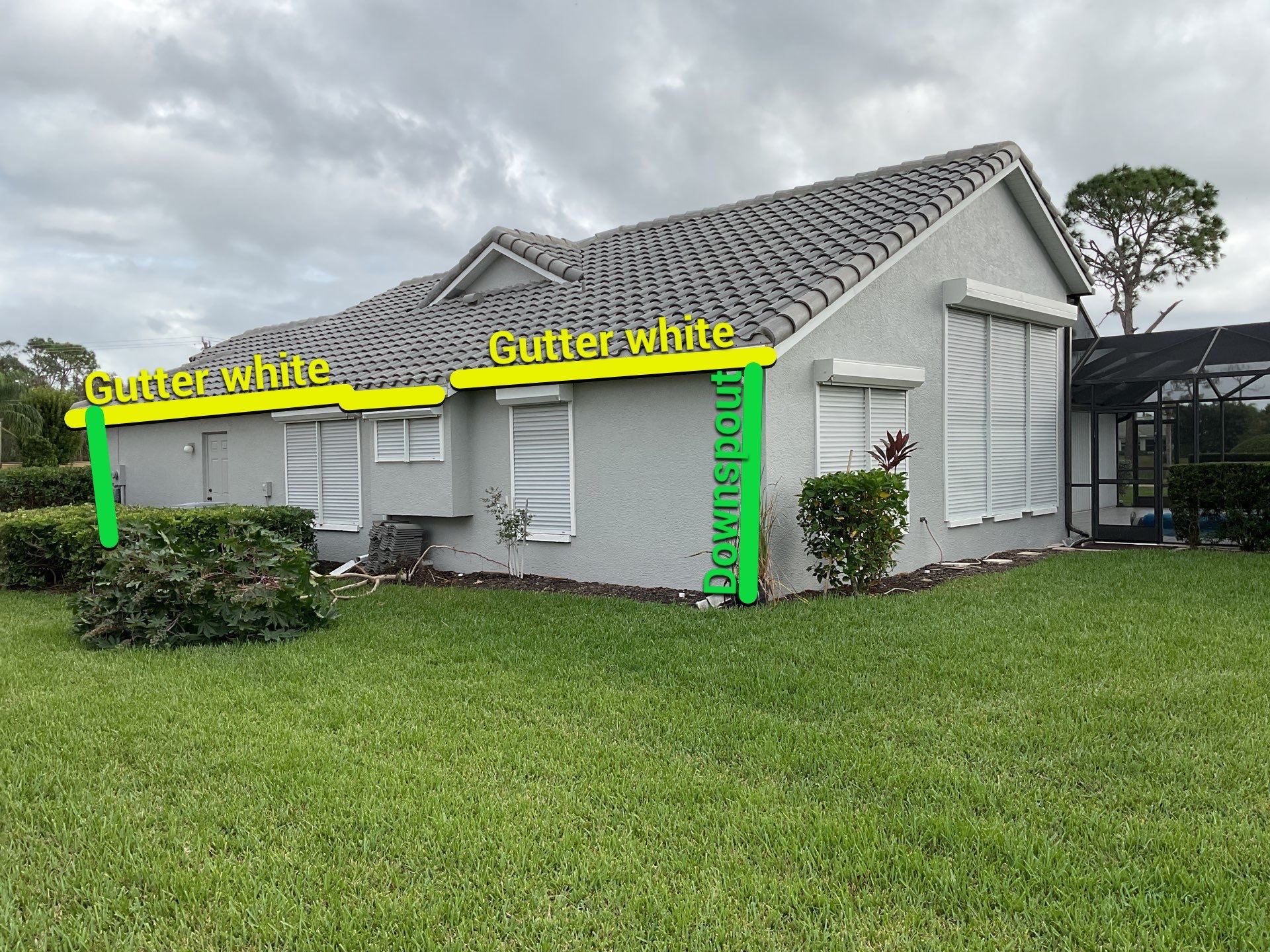 Custom Aluminum Gutters in Punta Gorda FL by Gutter Professors