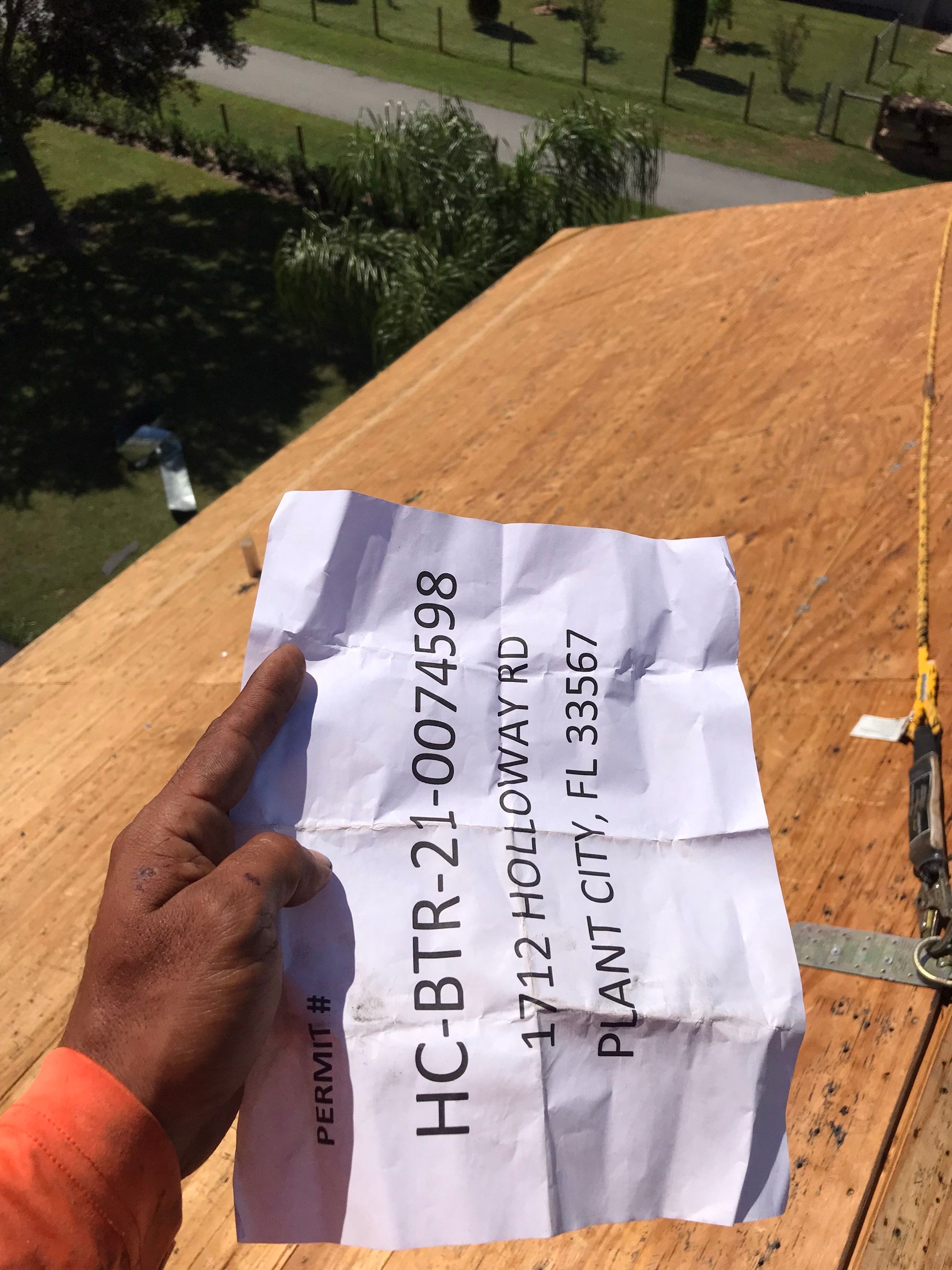 Residential Roofing Installation using GAF HDZ Shingles by Protek 