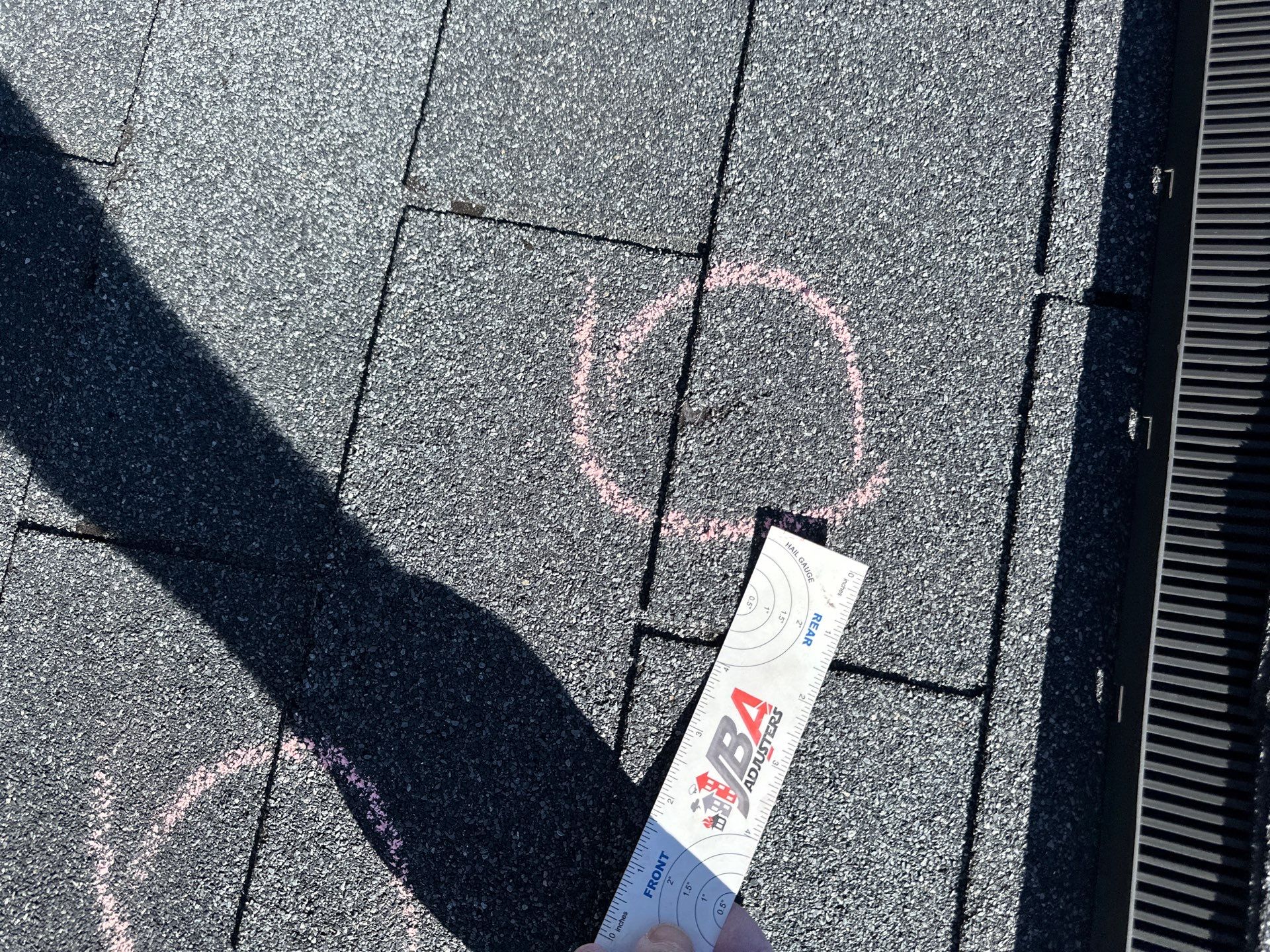 Roof replacement and interior repair by hail and wind damage by Just Brilliant Restoration JBR