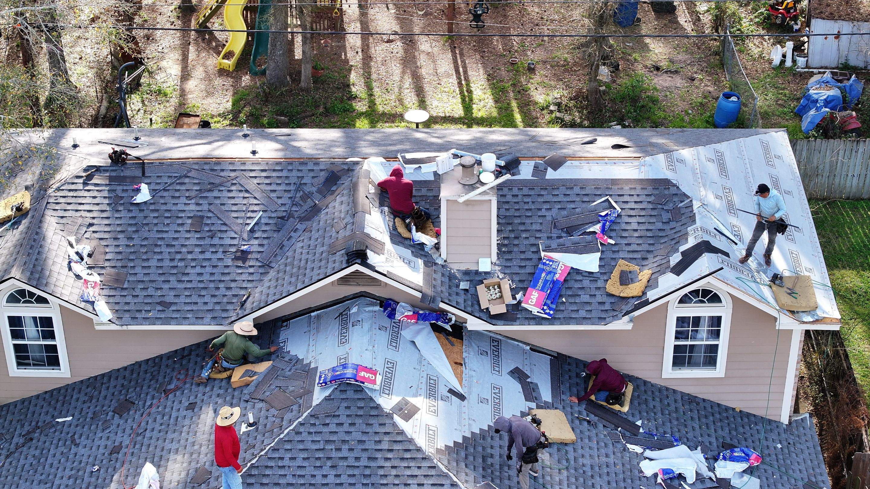 GAF Timberline HD Roof Replacement — Conroe, TX by PL Roofing & SB Roofing, LLC.