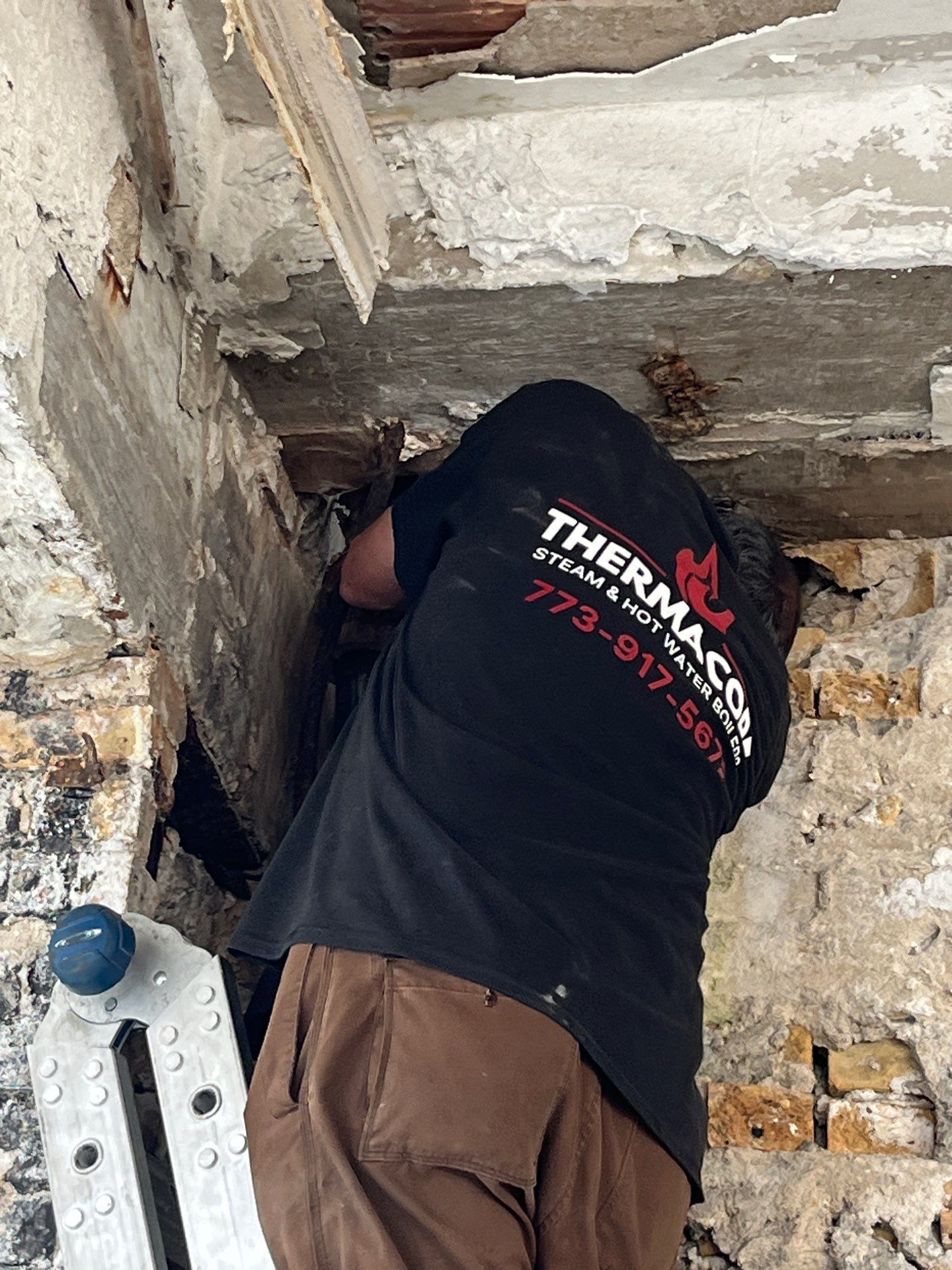 Steam Line Relocation Project by Thermacore