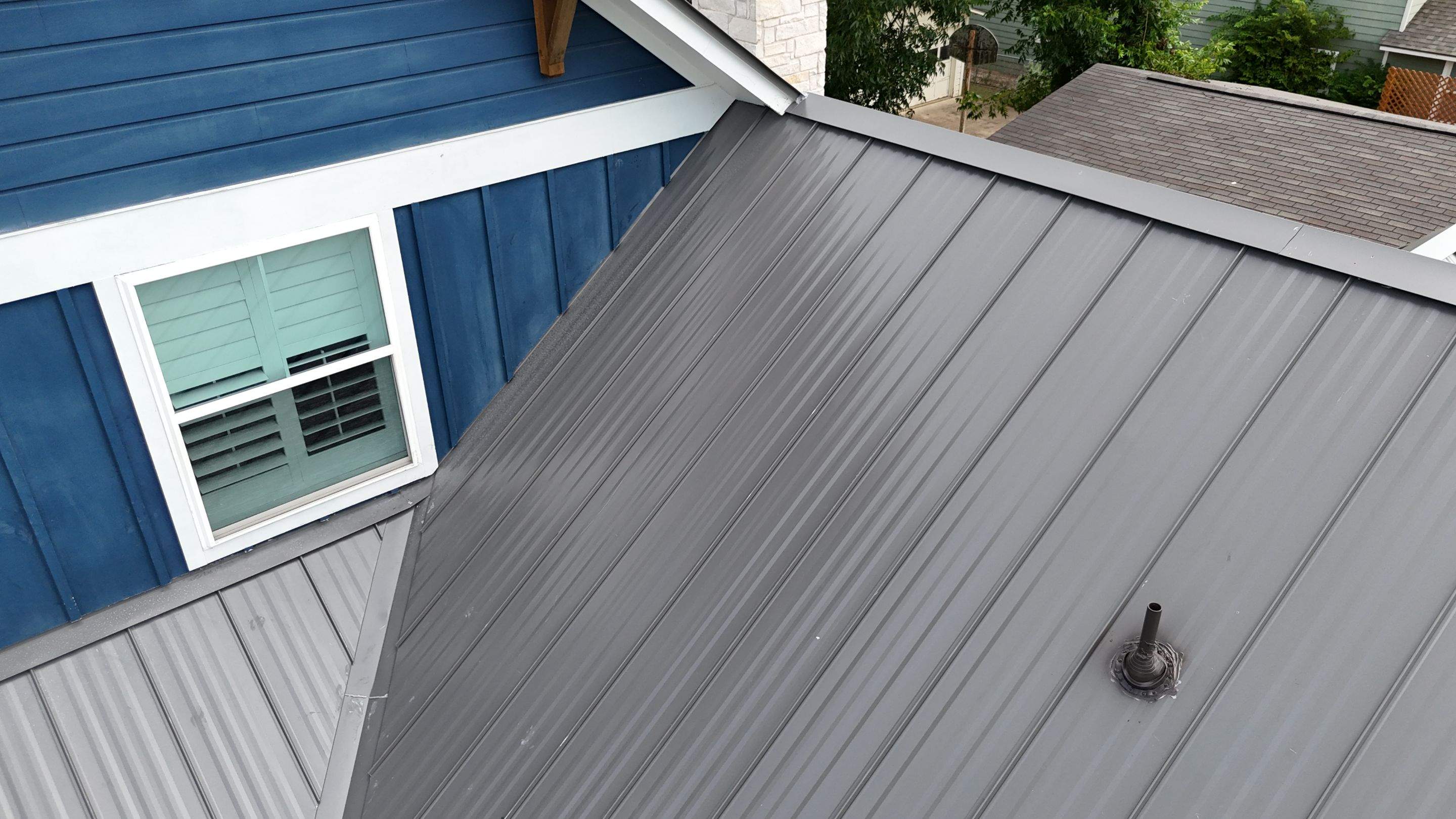 Charcoal Grey - L&A Metals LLC Type FF100, Hidden fastener/Standing Seam by RoofsOnly.com