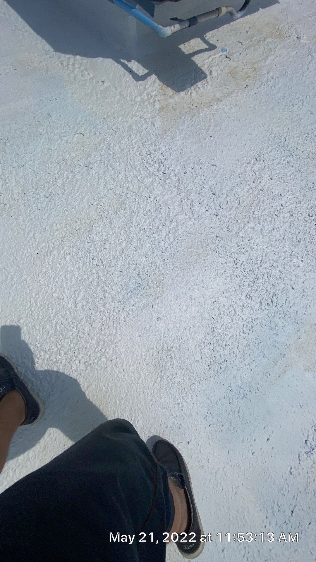 Commercial Roof Coating using Fiberseal basecoat and Silicon Topcoat by Just In Time Roofing and Restoration