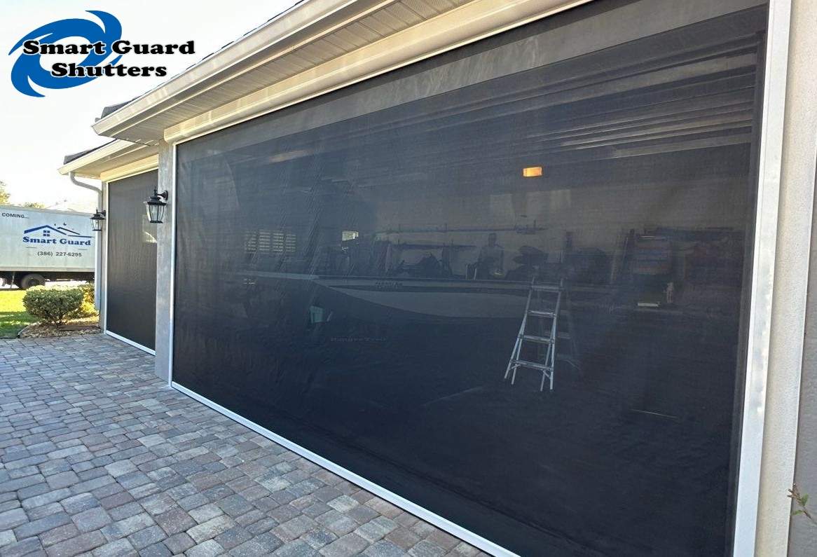 Retractable Sun & Bug Screen by Smart Guard Shutters