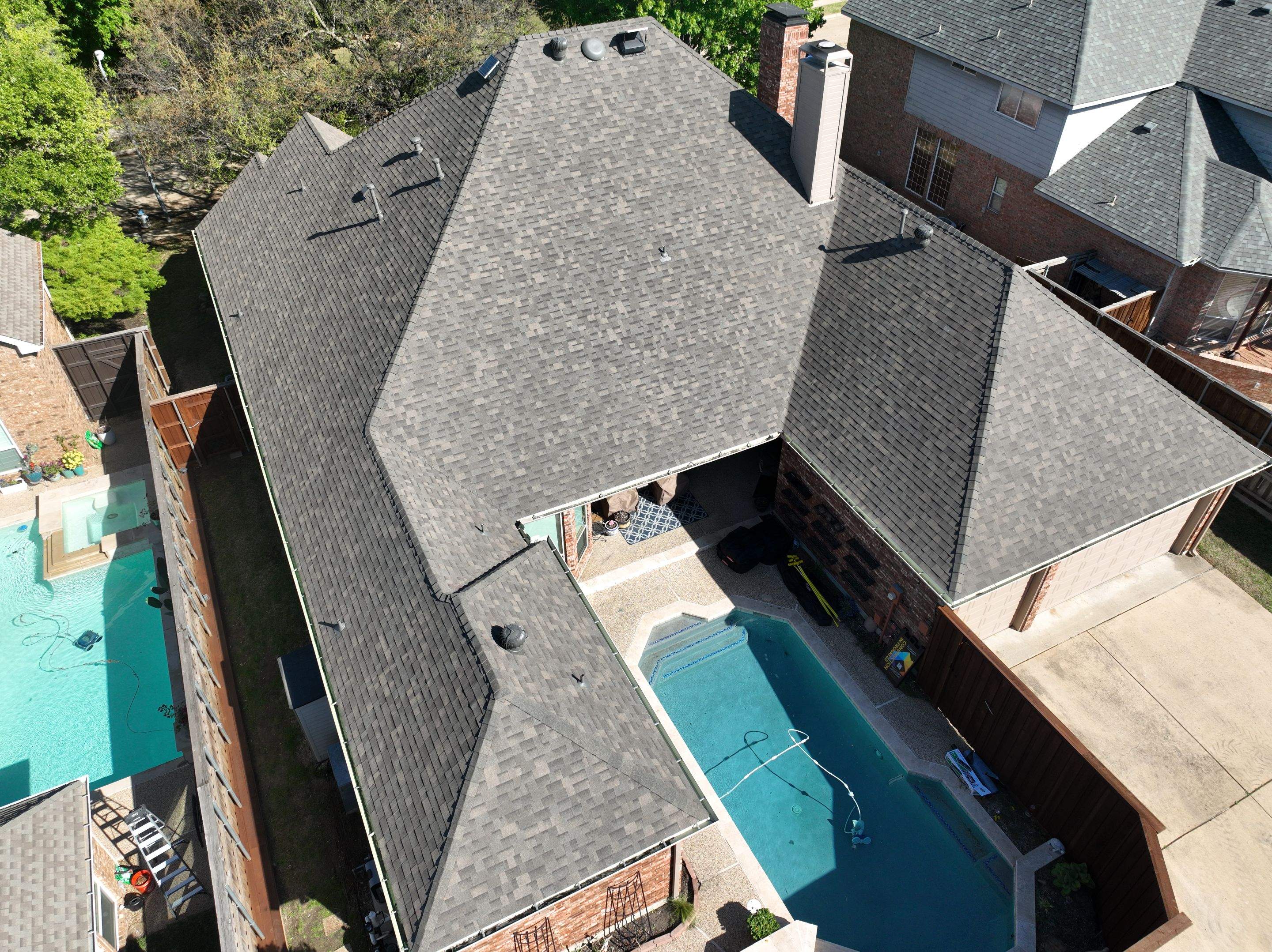 Residential Roofing Installation using Malarkey Vista Weathered Wood Plus by OneSource Roofing and Restoration