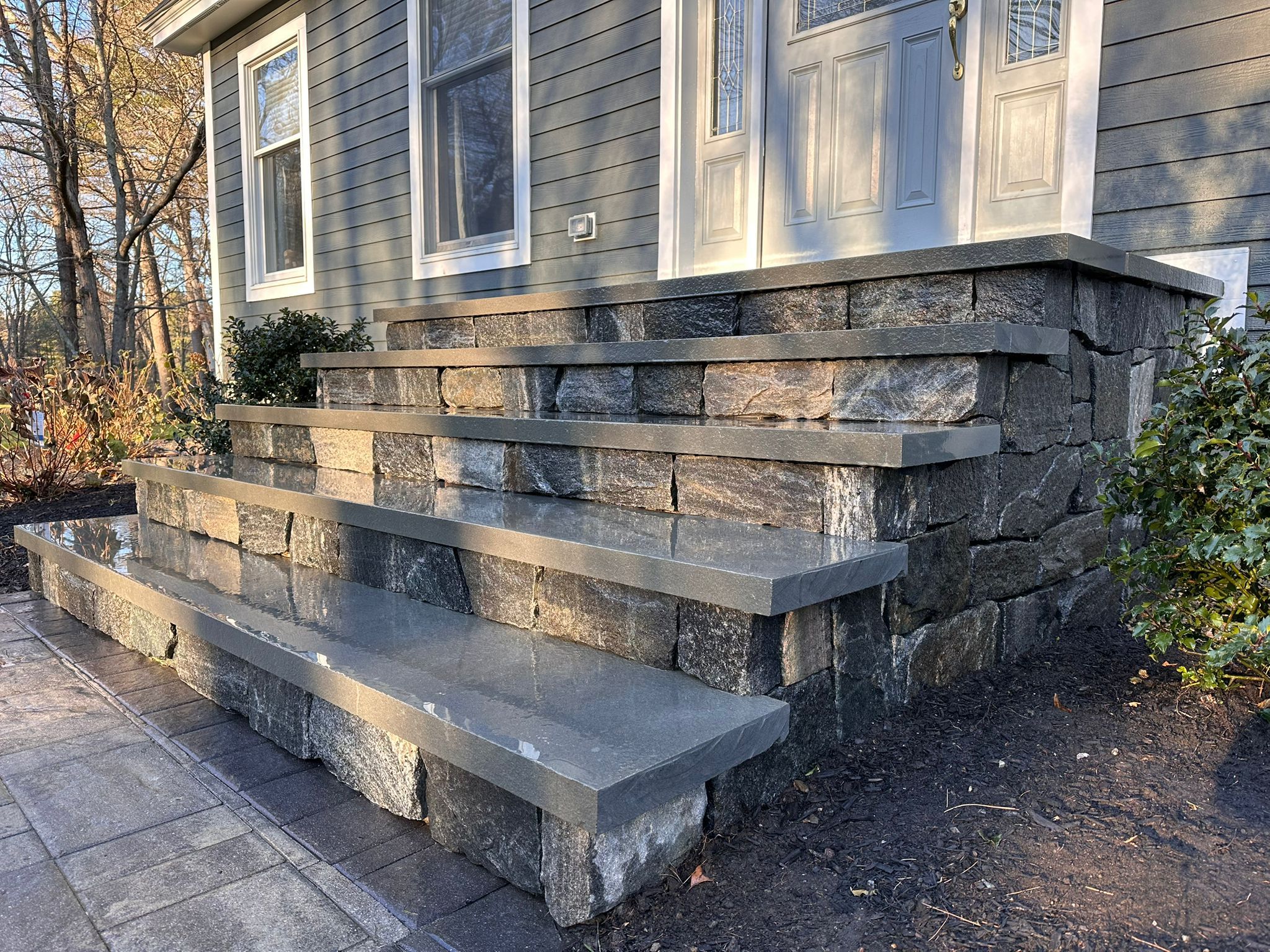 Front Entry Refresh  by Cole Landscaping Inc