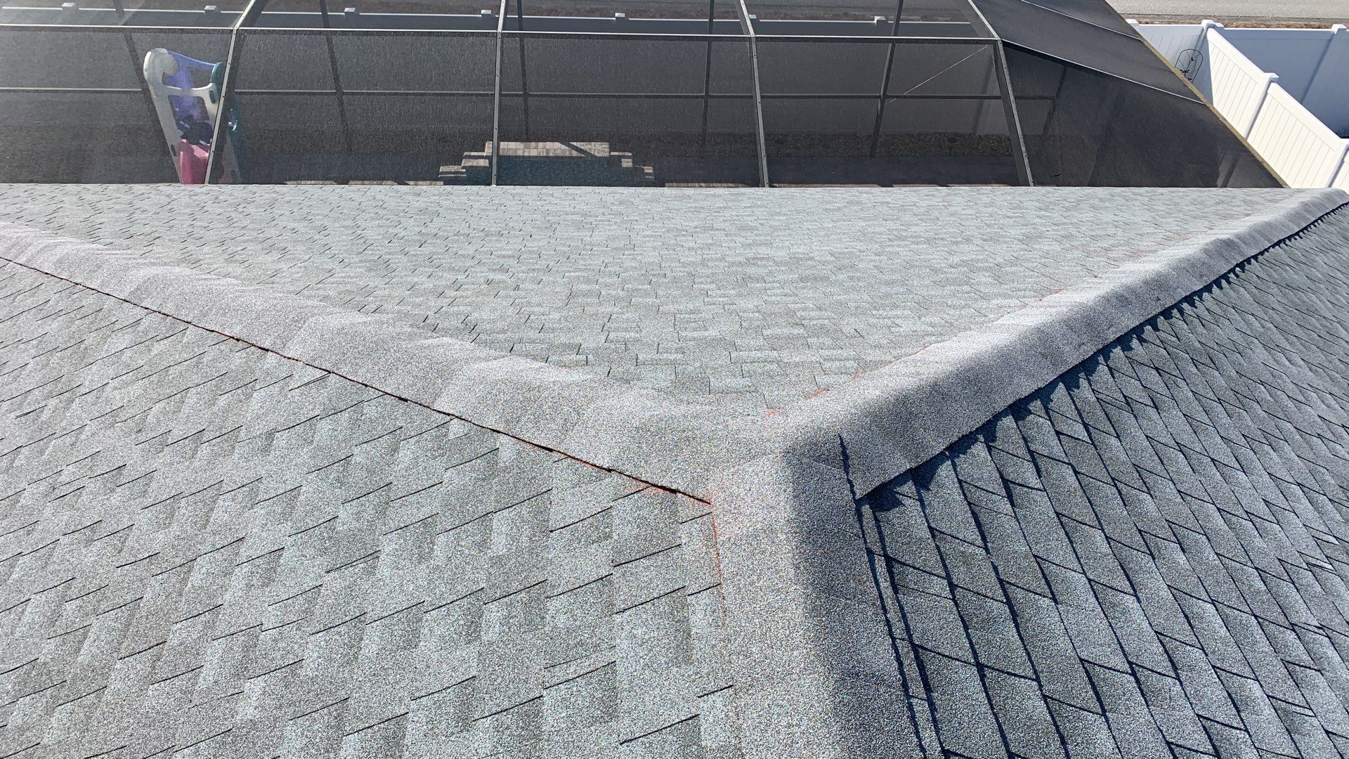 Residential Insurance Roofing Installation using GAF HDZ Shingles by Protek Roofing Heating Air & Solar
