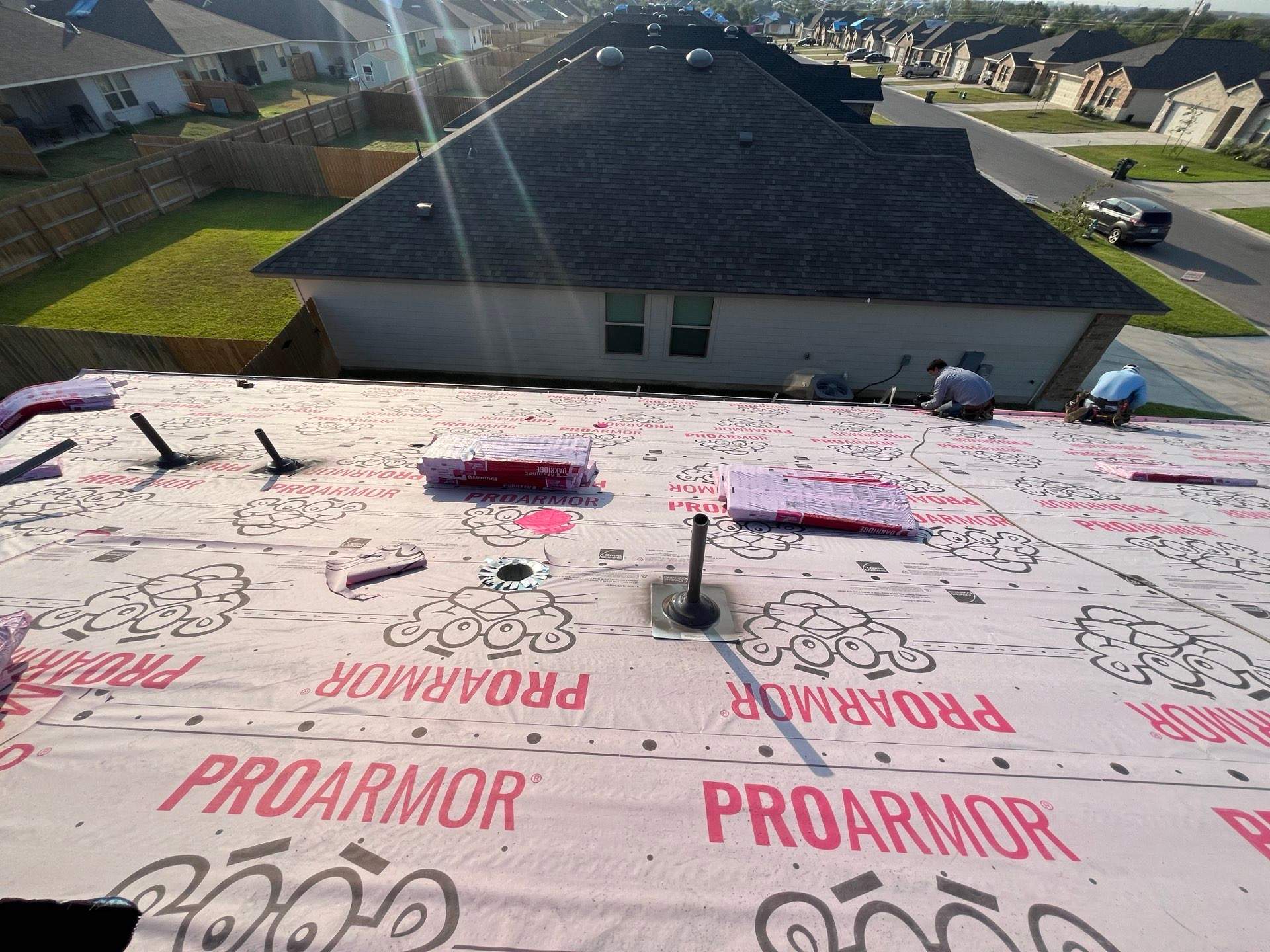 Residential Roofing Installation using Owens Corning Oakridge by Kstylez Roofing & Construction