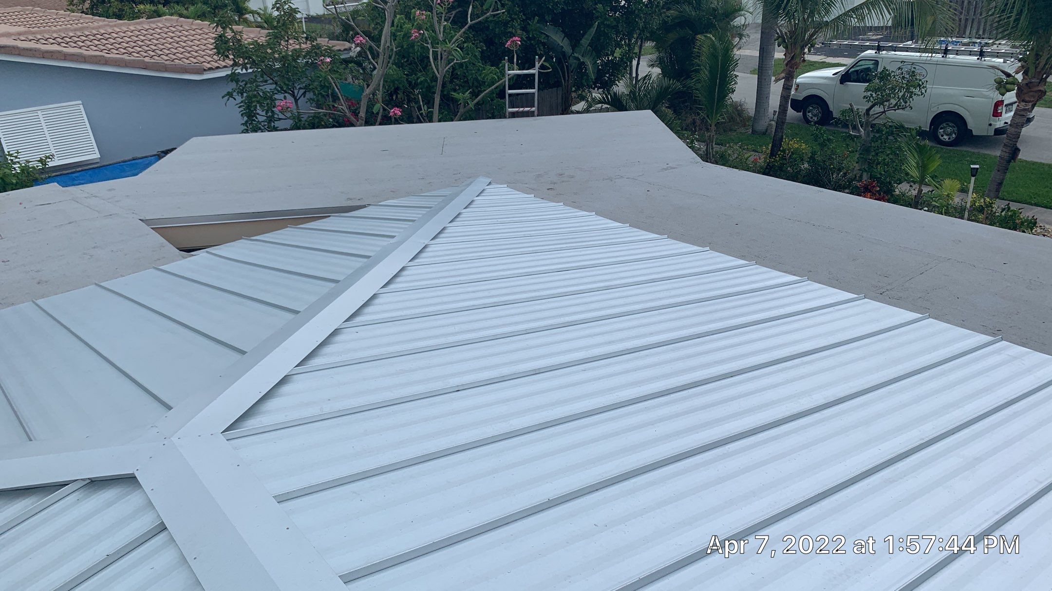 Residential Roofing Installation using 1" Nail strip metal roof by BLUES BROTHERS CONSTRUCTION CORP