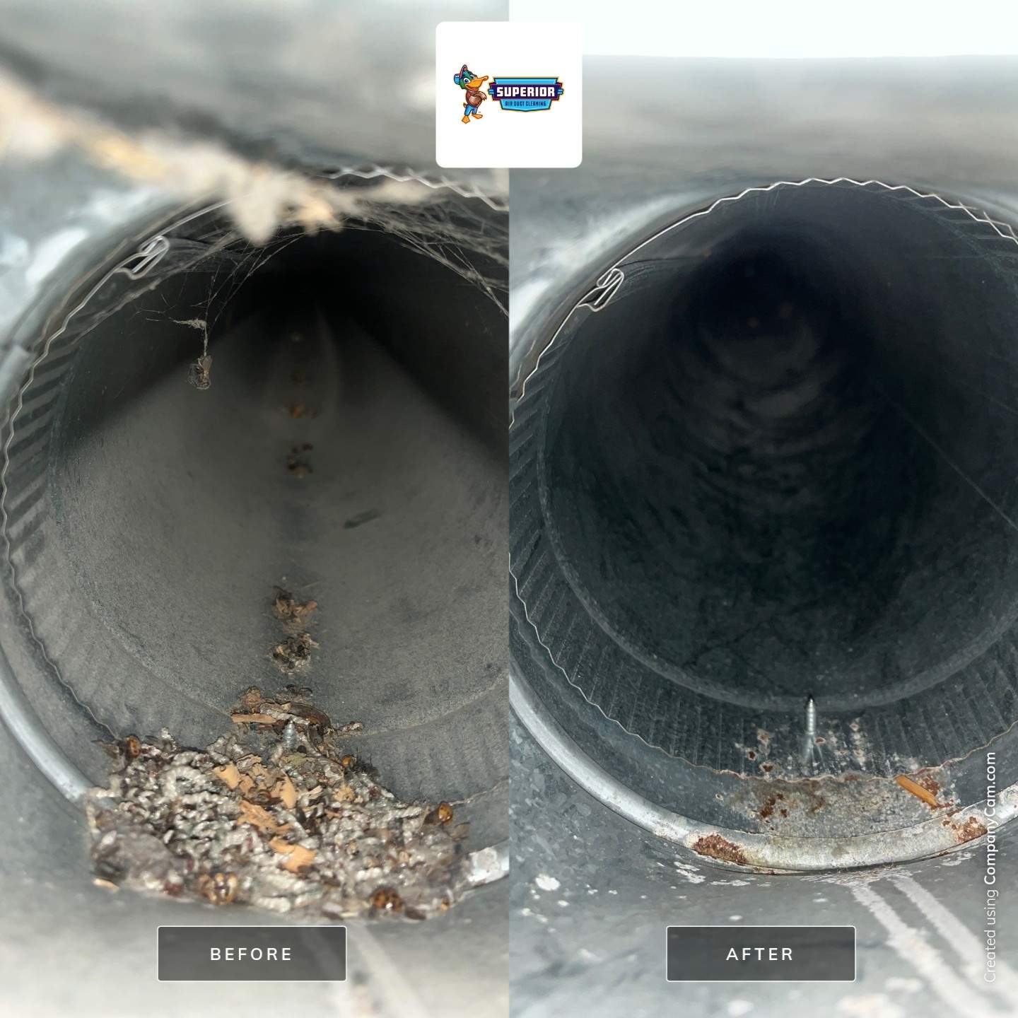 Air Duct Cleaning With a Vacuum Truck in Grove City, PA by Superior Air Duct Cleaning