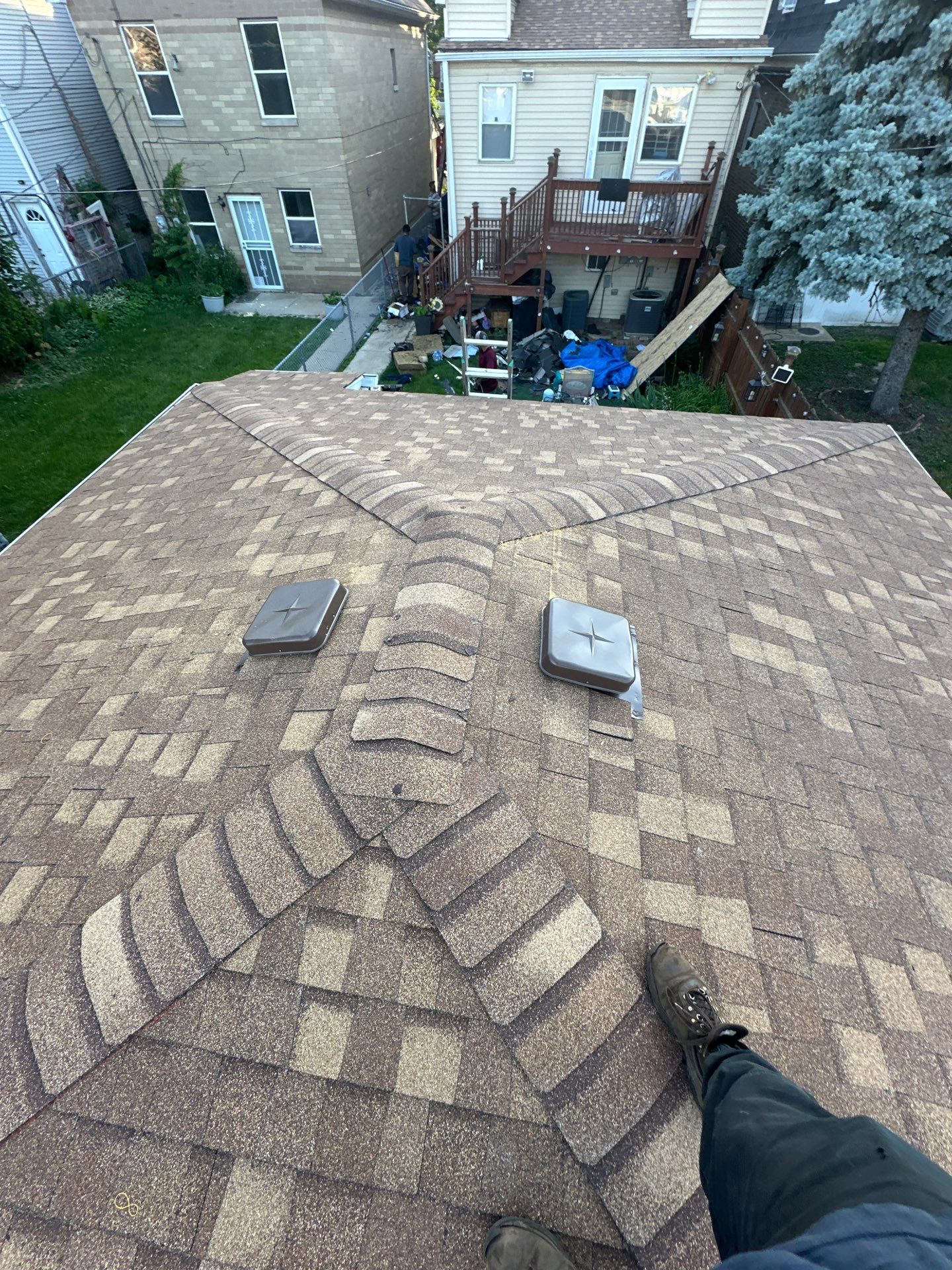 Roof replacement by hail and wind damage by Just Brilliant Restoration JBR