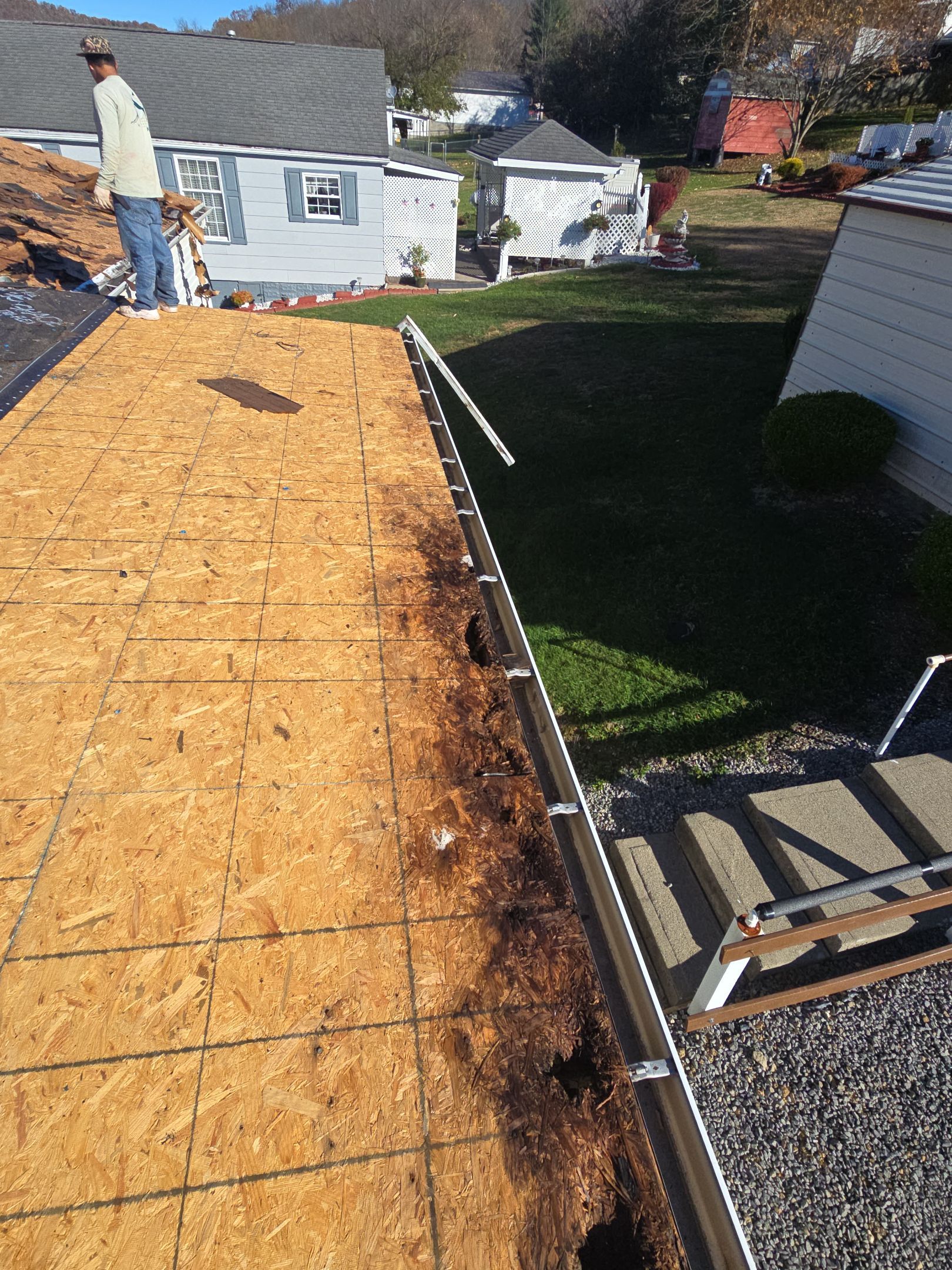 Residential Roofing Installation using GAF Timberline HDZ Shakewood by Rainstoppers Roofing