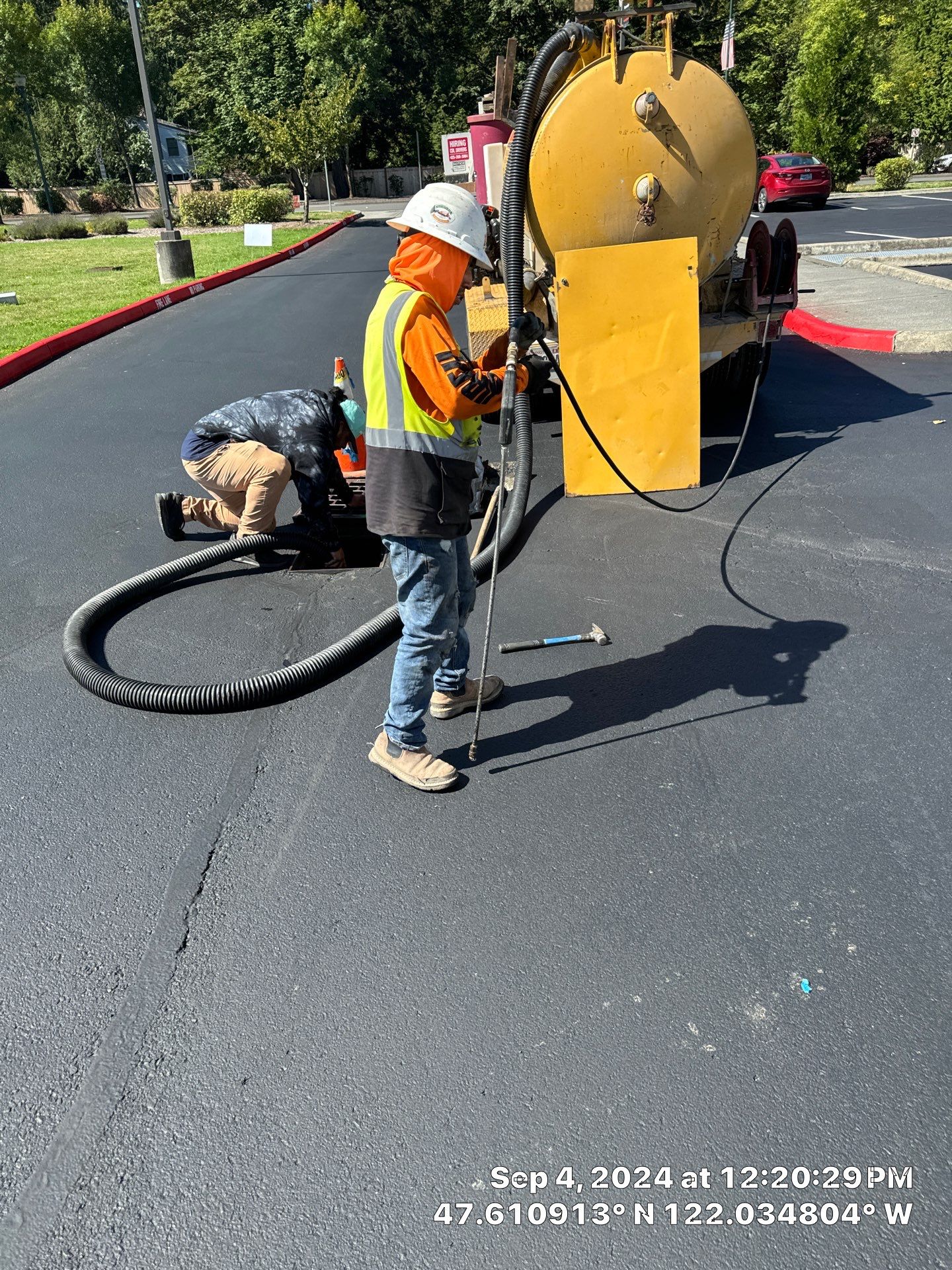 Central Washington University (CWU) Parking Lot Sealcoating & Striping  by Jireh Asphalt & Concrete Inc 