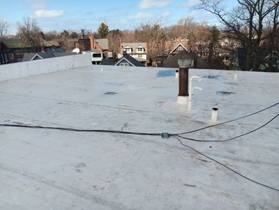 Commercial Roofing Installation using Duro-Last 50 mil PVC
