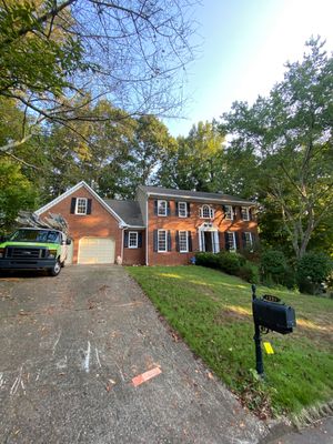 Two-Story Exterior House Painting and Siding Refresh in Alpharetta