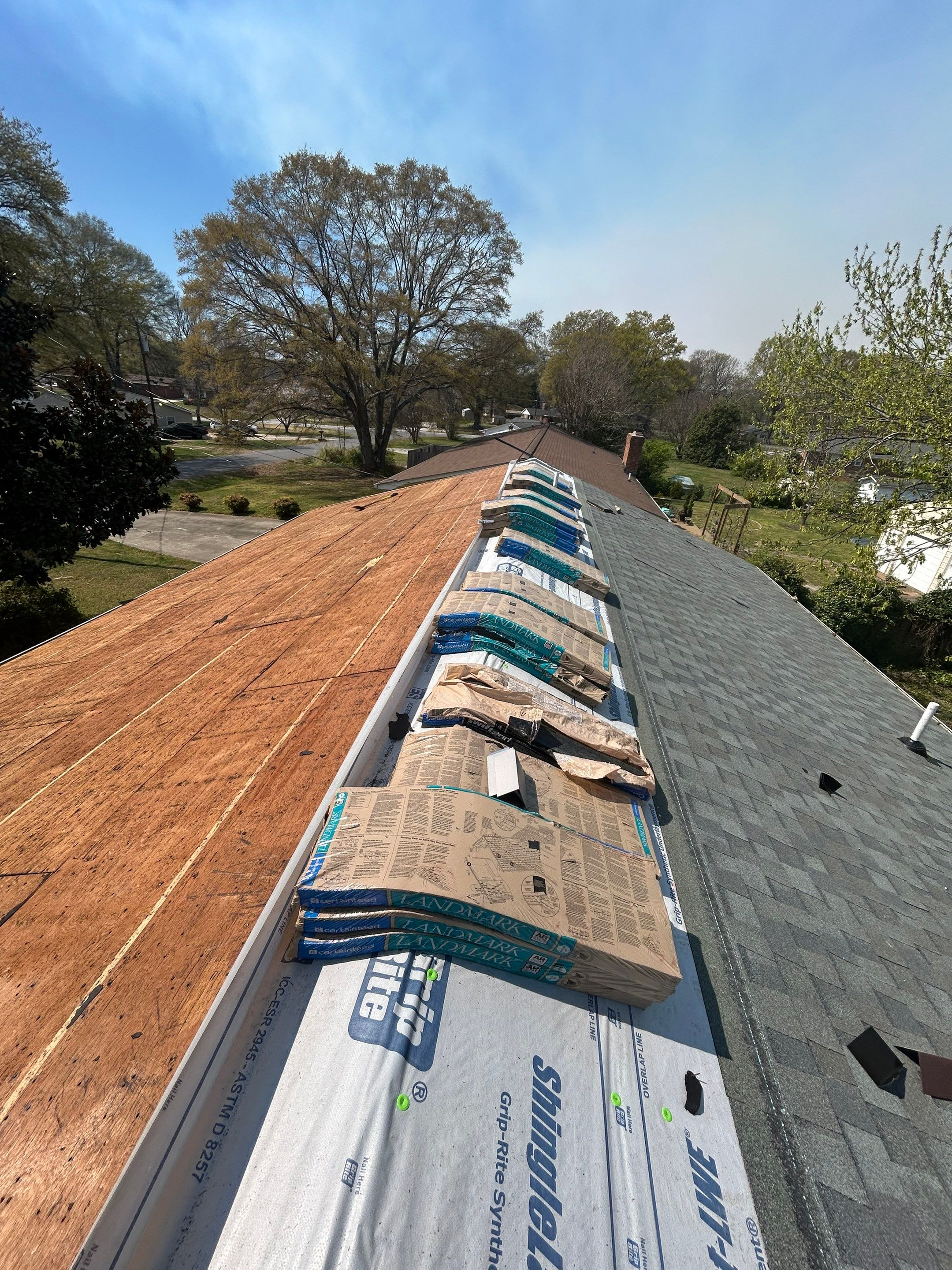 Project in Greenville by Roofsters
