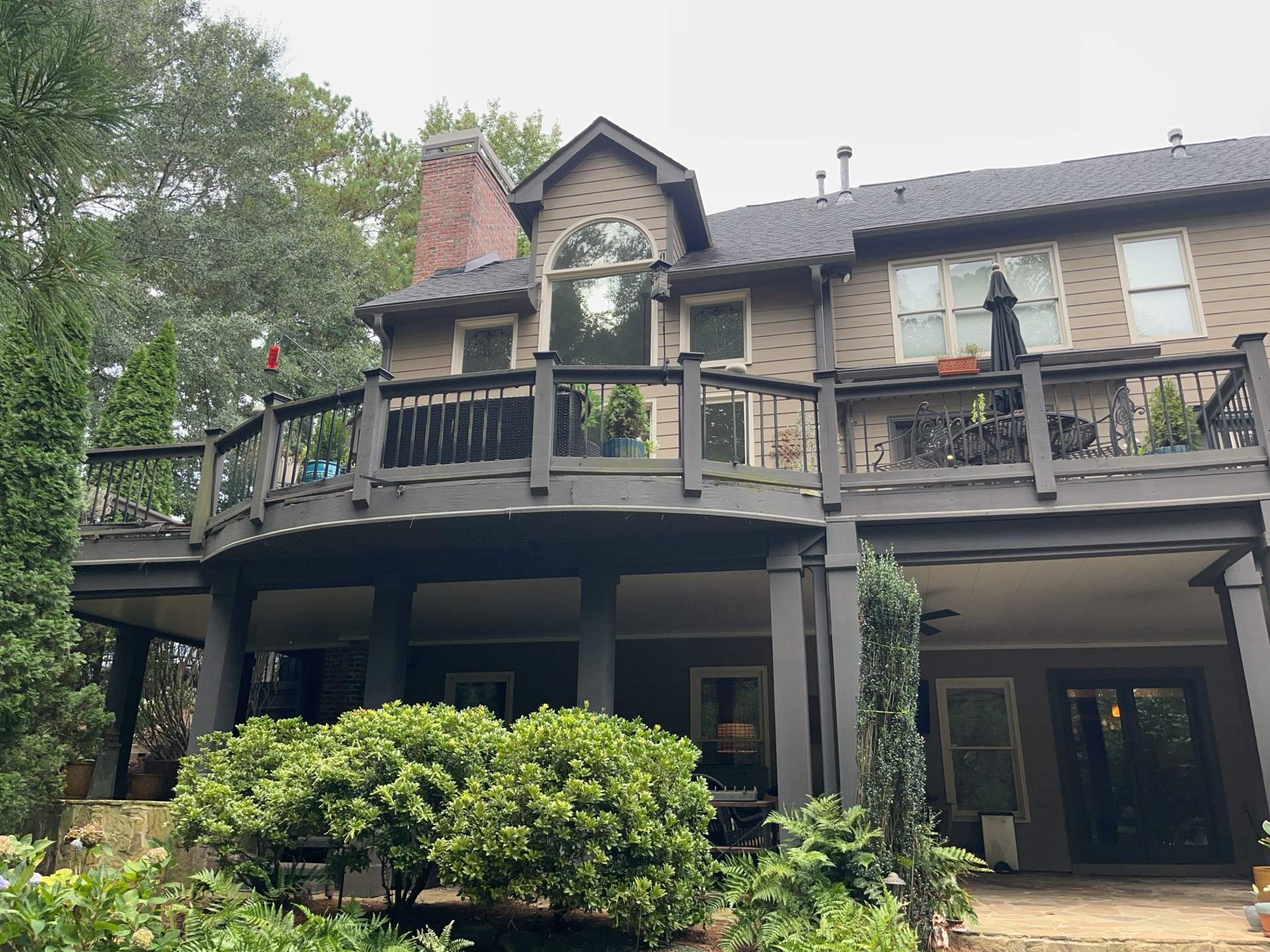 Deck Build using Pressure Treated Pine with Timbertech Deck Lighting by Nelson Exteriors 