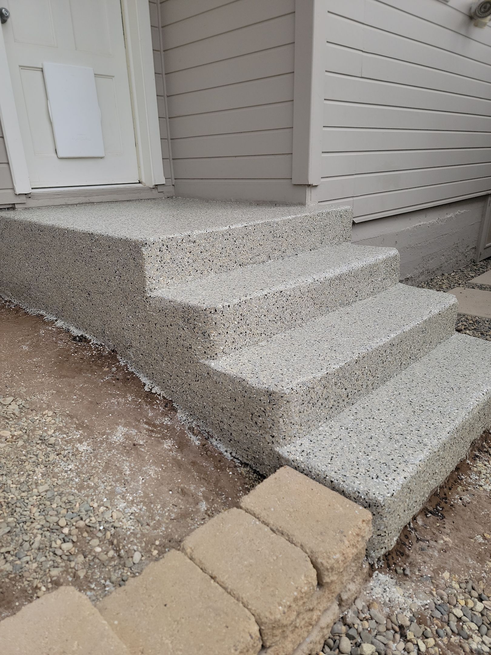 Back porch and steps by MGP Coatings