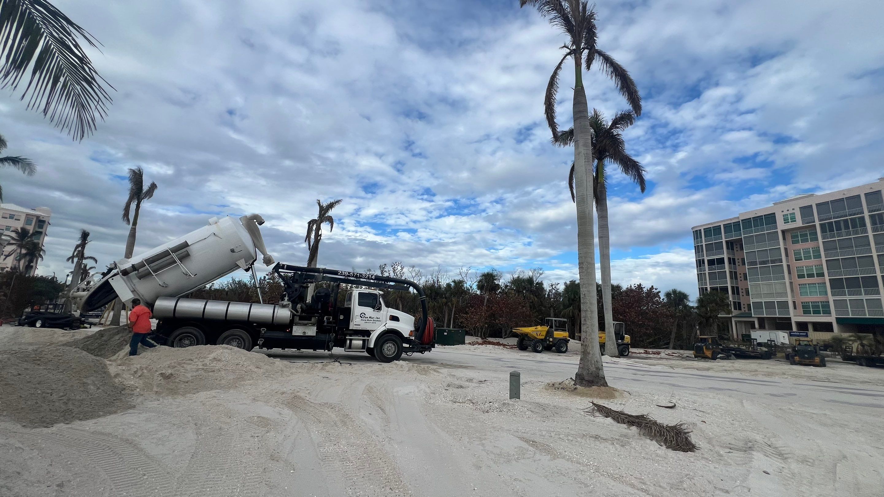 Beachside Community Club Pool Cleanout by Don Mar, Inc. Storm Water Solutions
