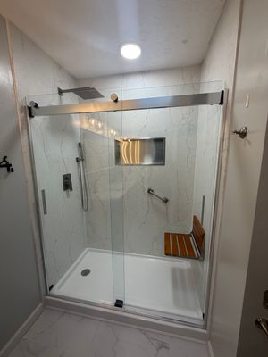 Primary Stand Up Shower Remodel - Severn, MD
