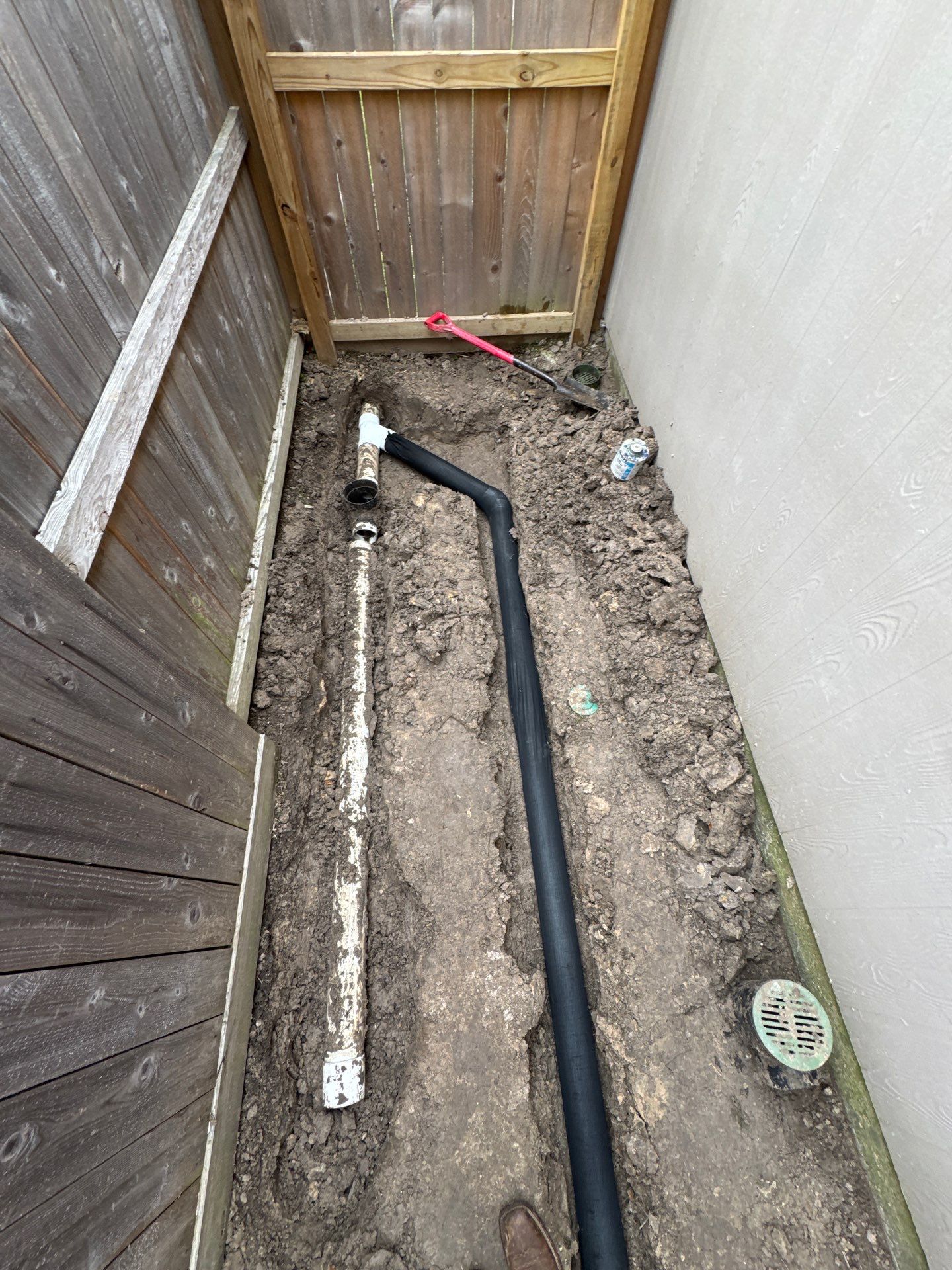 🌟 Steven’s Garage & Backyard Drainage Makeover by Texas Urban Elements