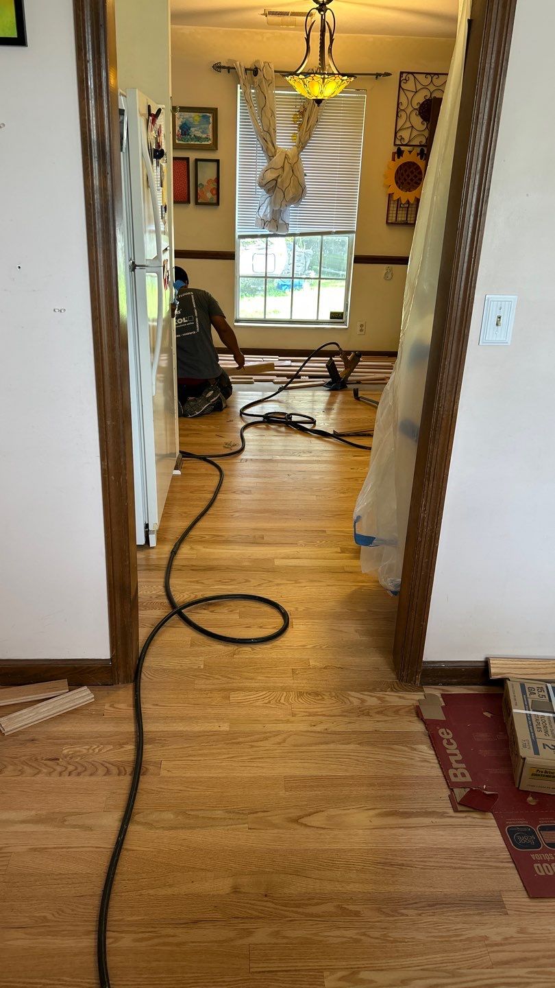 Hardwood Flooring and Staircase Installation  by Footprints Floors of Nashville