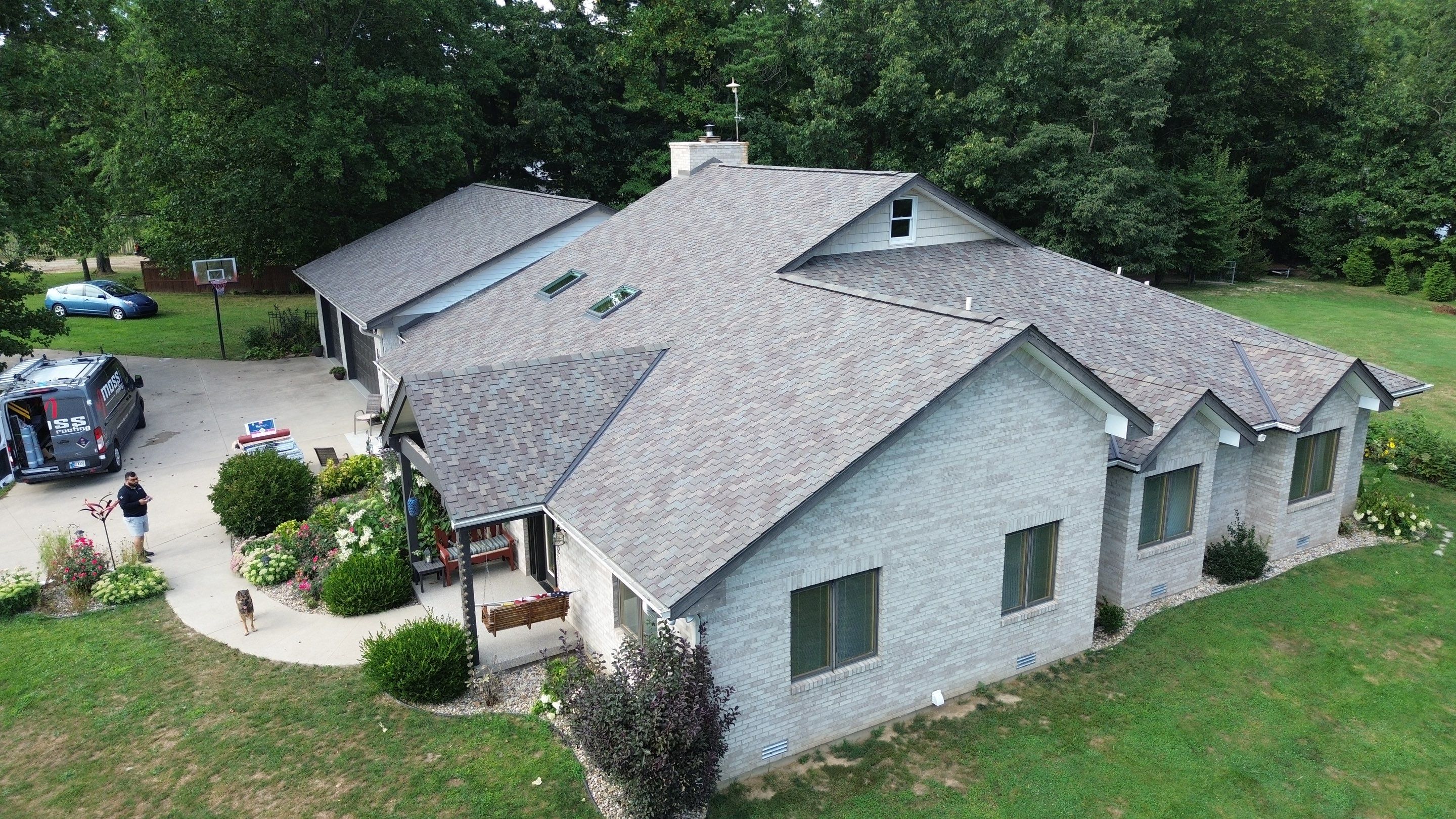 Project in Columbus  by Moss Roofing