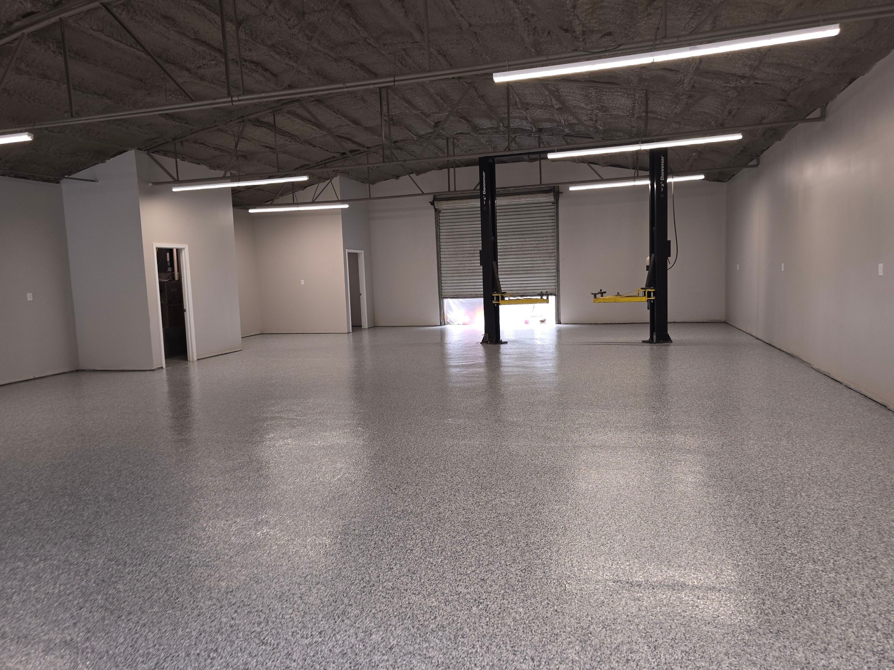 Super old and oily concrete brought back to life by Elite Floor Solutions