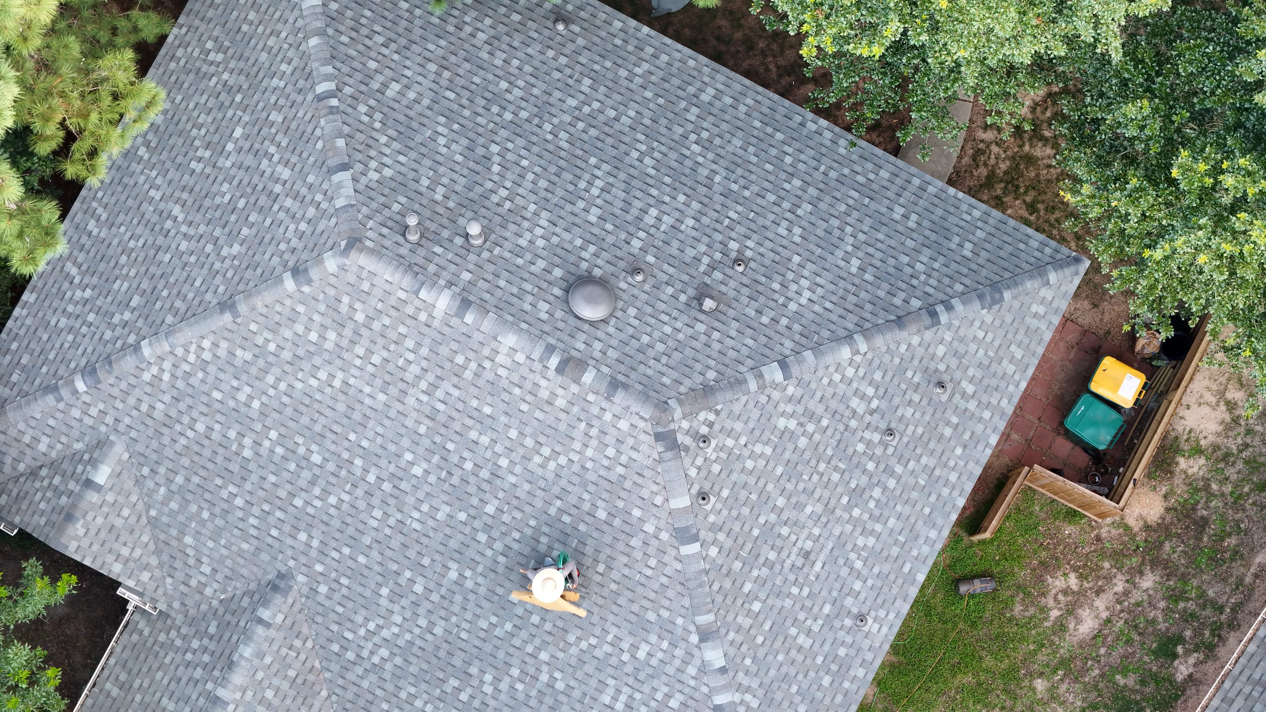 Complete Roof Replacement Under the Pines — The Woodlands Area, TX by PL Roofing & SB Roofing, LLC.