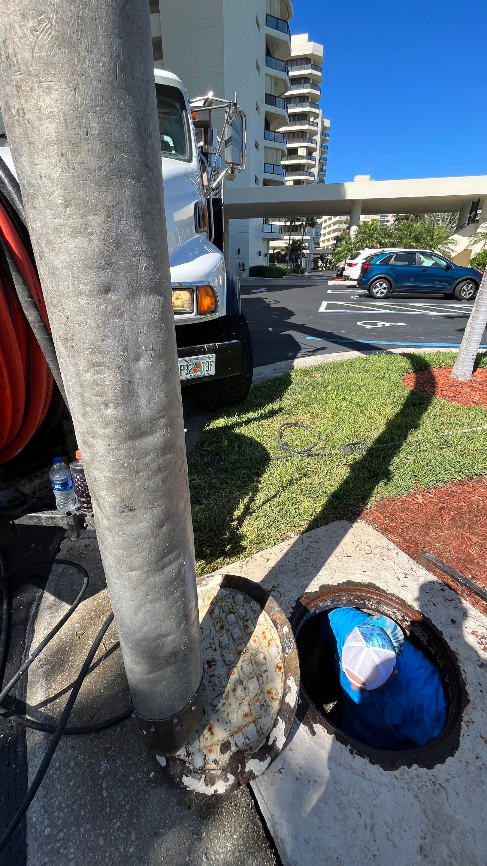 Condo Storm Water System Cleaning and Maintenance by APS Power & Water