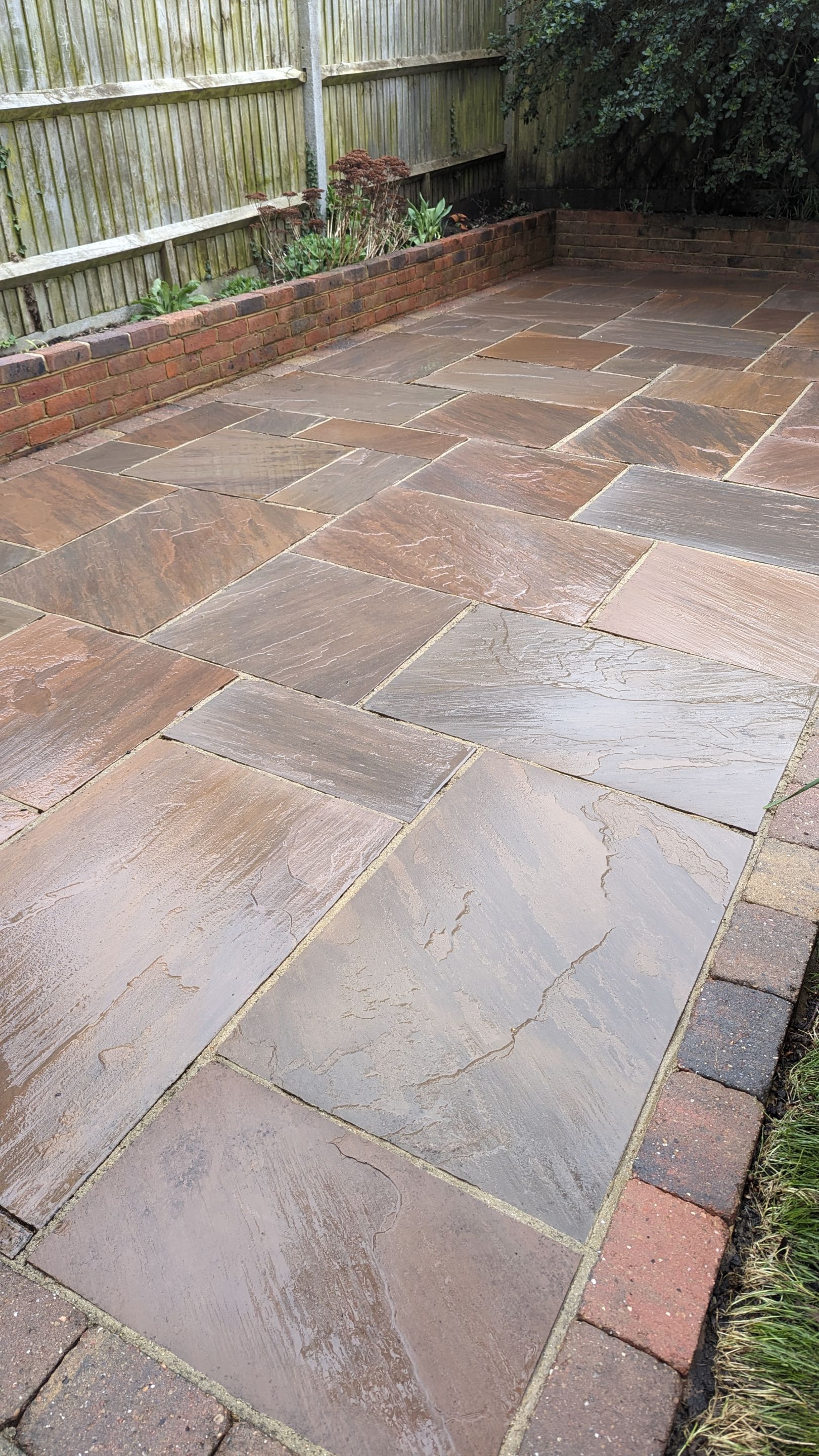 Driveway And Patio Clean using honda 21 ltr/min by Ges Exterior Cleaning ltd