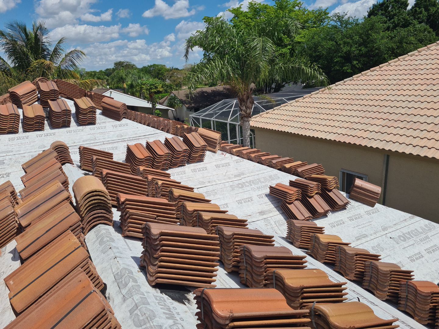 Residential Roofing Installation using Eagle Roofing Tile by BLUES BROTHERS ROOFING