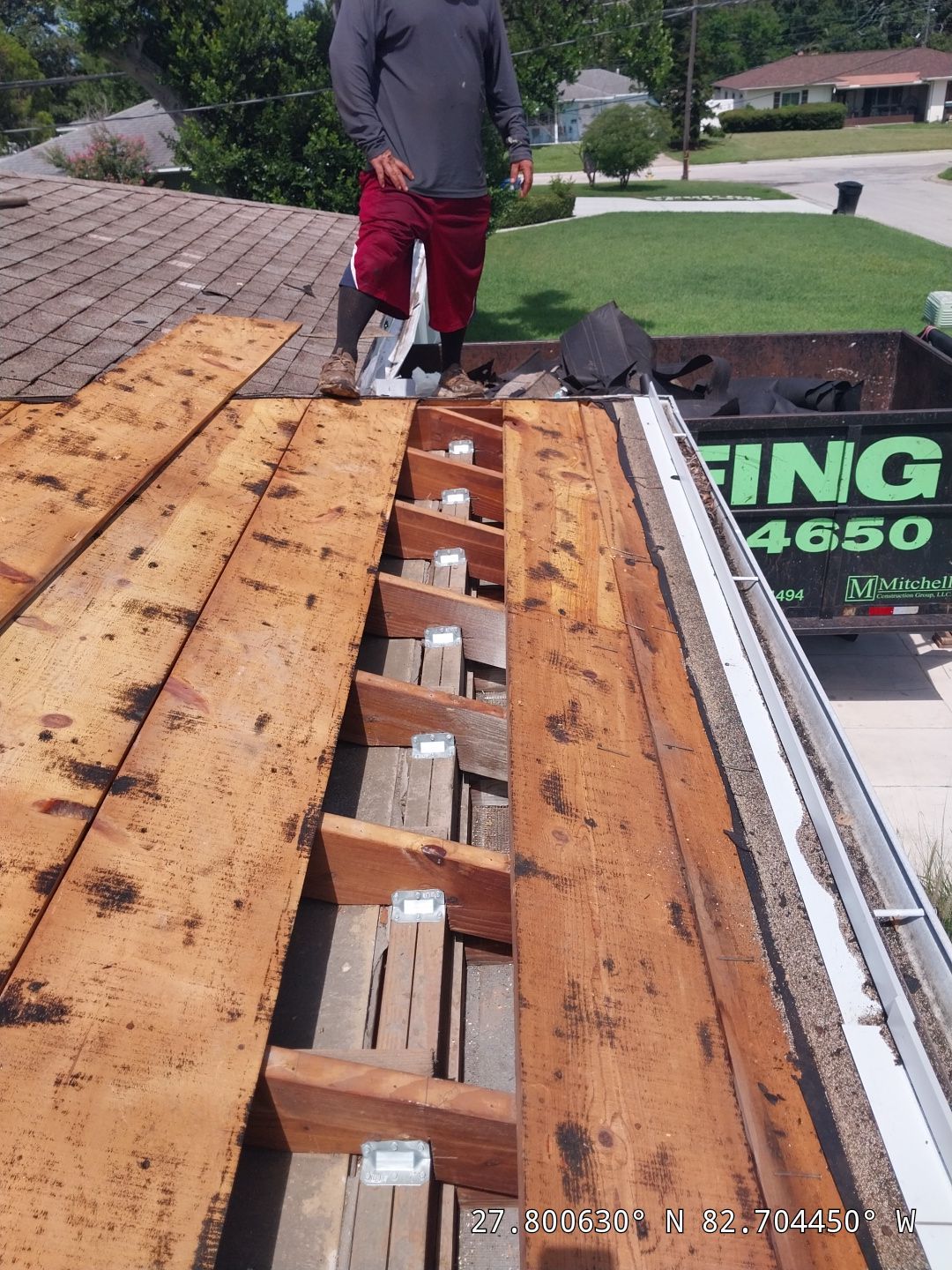 Project in St. Petersburg 33710 by Mitchell Roofing Company LLC 