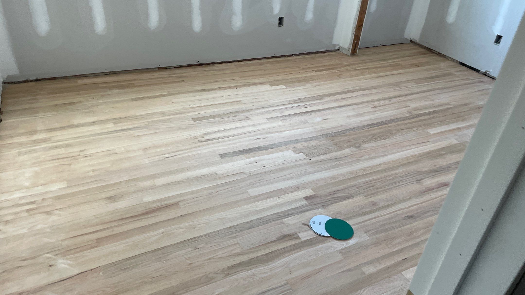 Remodeled Home with new tile floors, Showers and Refinished Oak Floors with stain and Waterbased Finish by Footprints Floors of Coastal Carolina