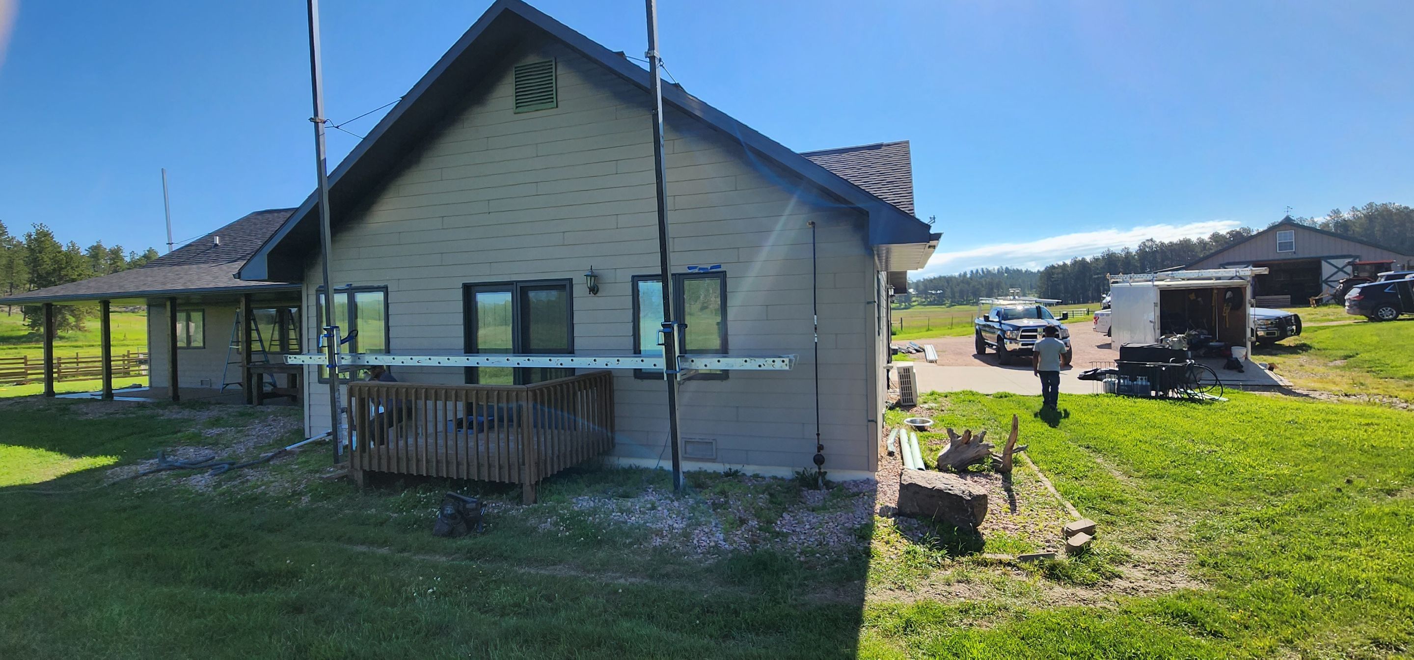 Out with the old and in with the new.  by Weather-Tite Exteriors LLC