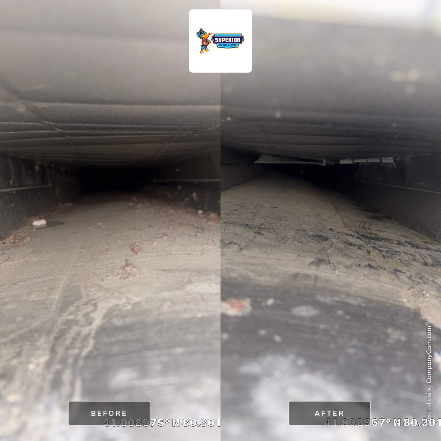 Air Duct Cleaning With a Vacuum Truck in New Castle, PA by Superior Air Duct Cleaning