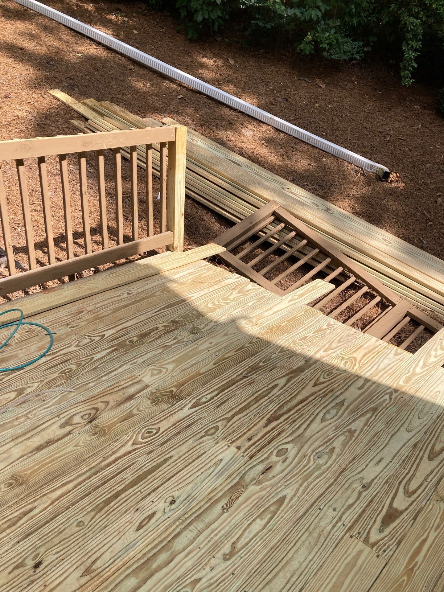 James Hardie Siding Installation, Rotten Wood Replacement, Porch Repairs, and Deck Resurfacing in Smyrna, GA by Nelson Exteriors 