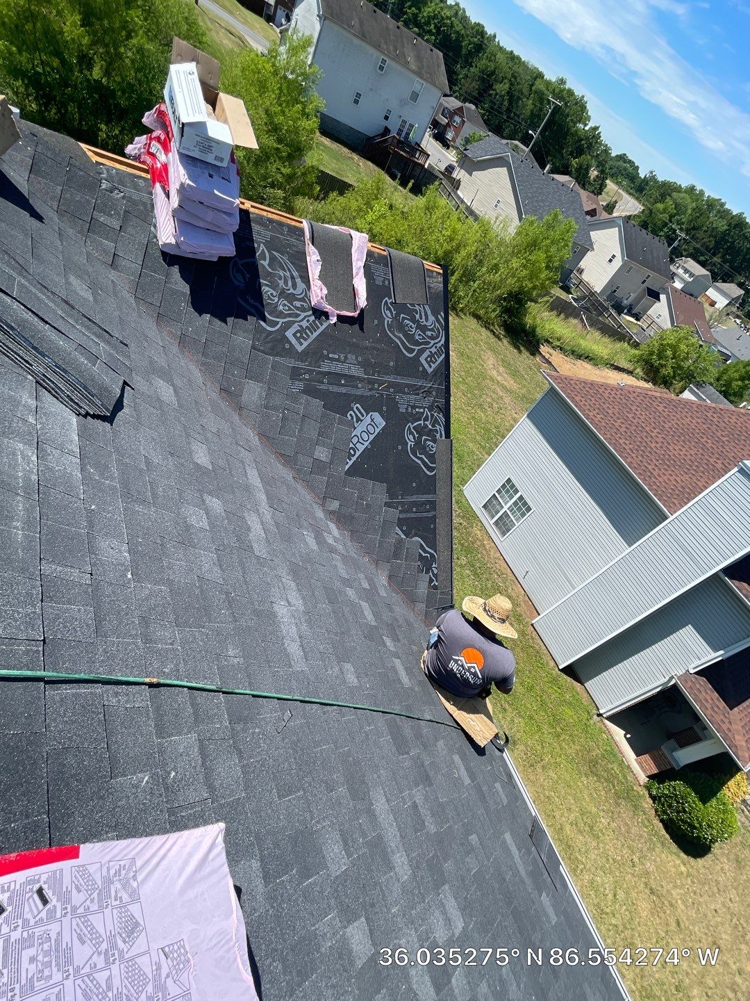 Insurance Paid for this New Owens Corning Oakridge Roofing System by Undersun Roofing 