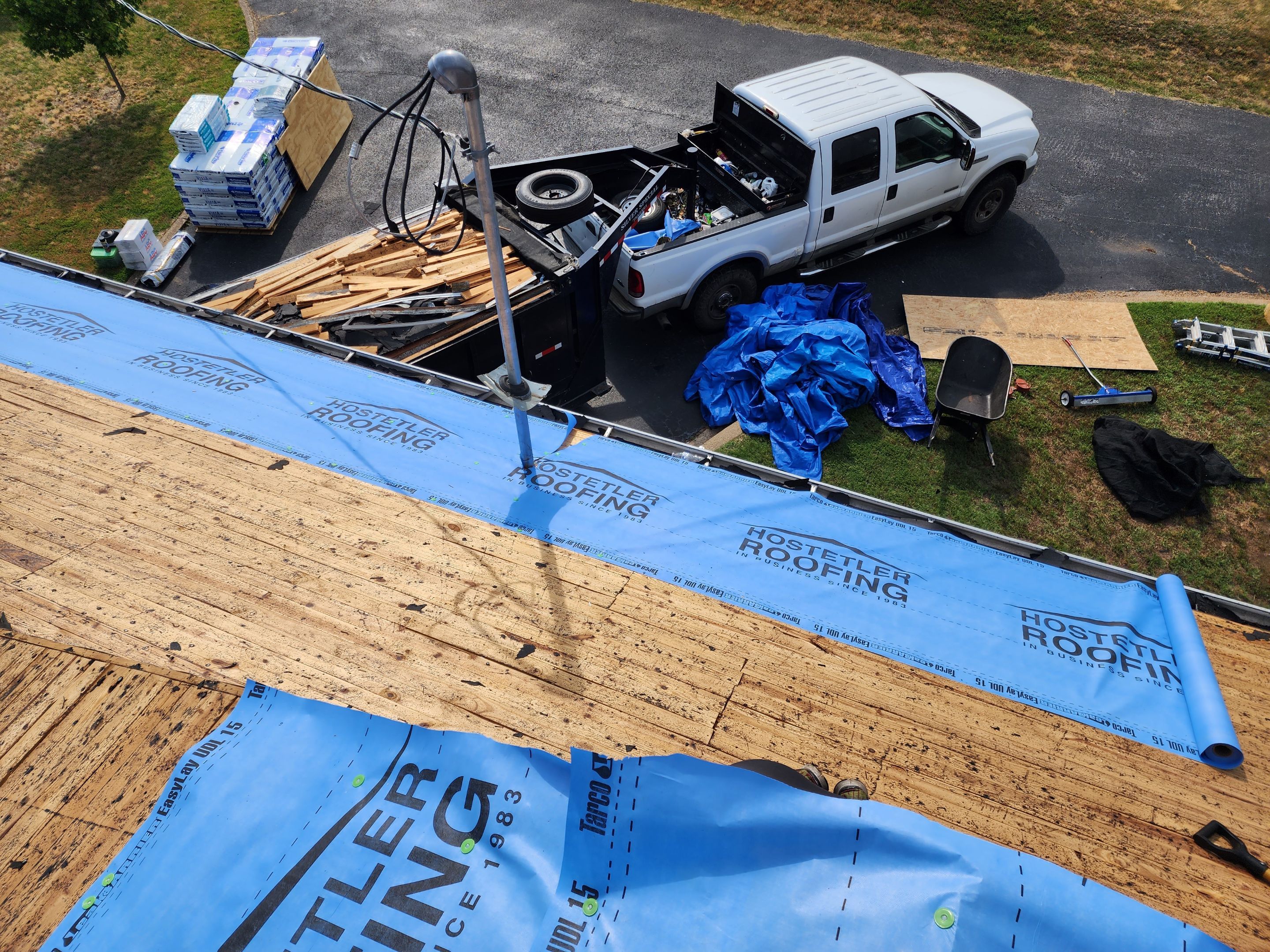 Residential Shingle Reroof using Malarkey Vista by Hostetler Roofing