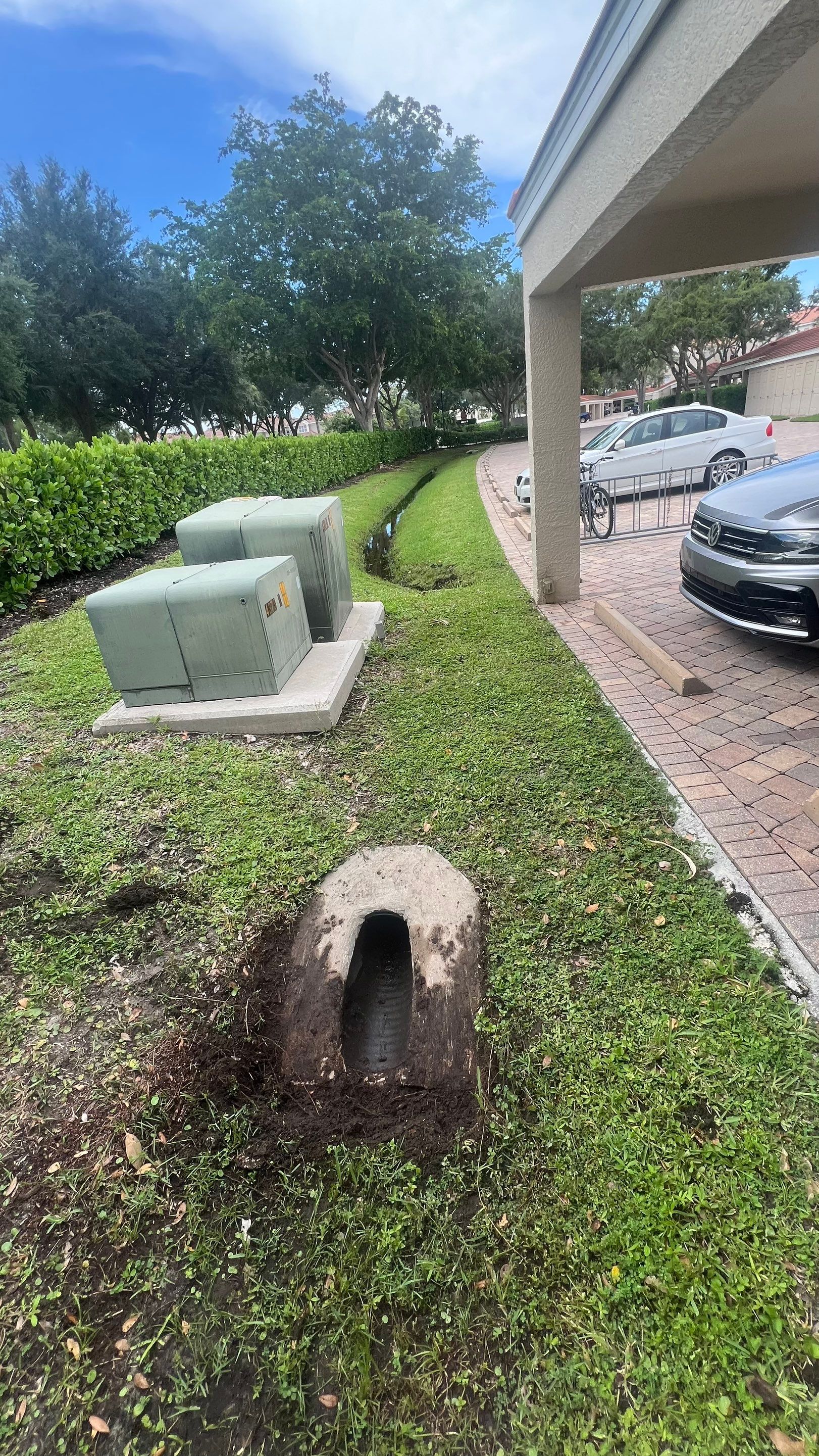 Naples Community Culvert Cleaning by APS Power & Water