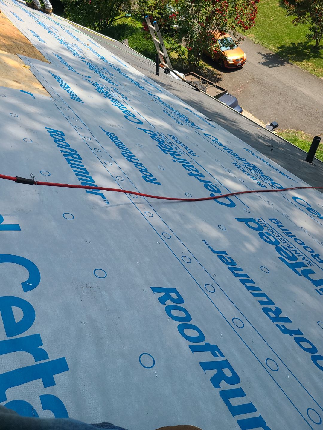 Oakton: Residential Roof Replacement with CertainTeed Landmark Designer Shingles in Pewter by RM Banning, Inc.