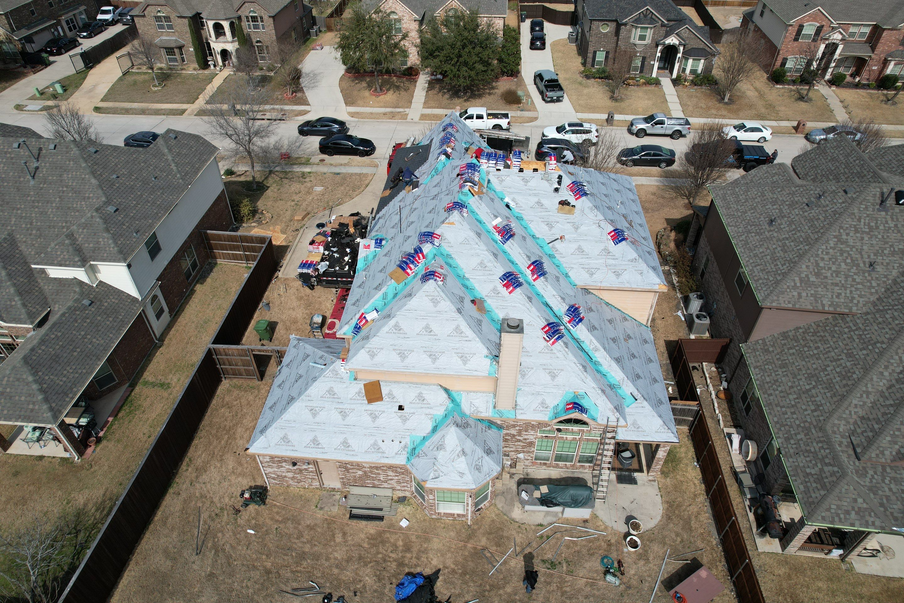 Project in Murphy by Zeus Exteriors