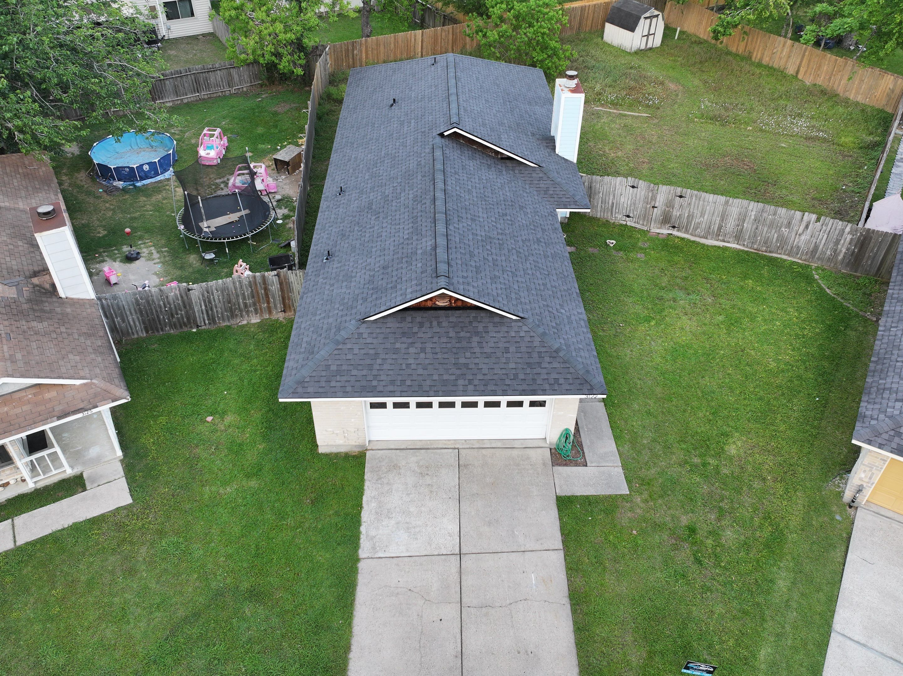 Residential Roofing Installation using CertainTeed Landmark Shingles by Abbott Roofing Company