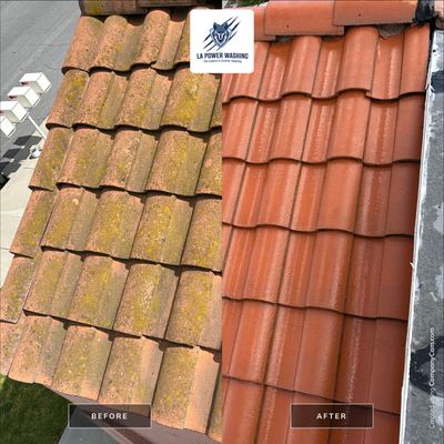 Roof Cleaning by La Power Washing Inc