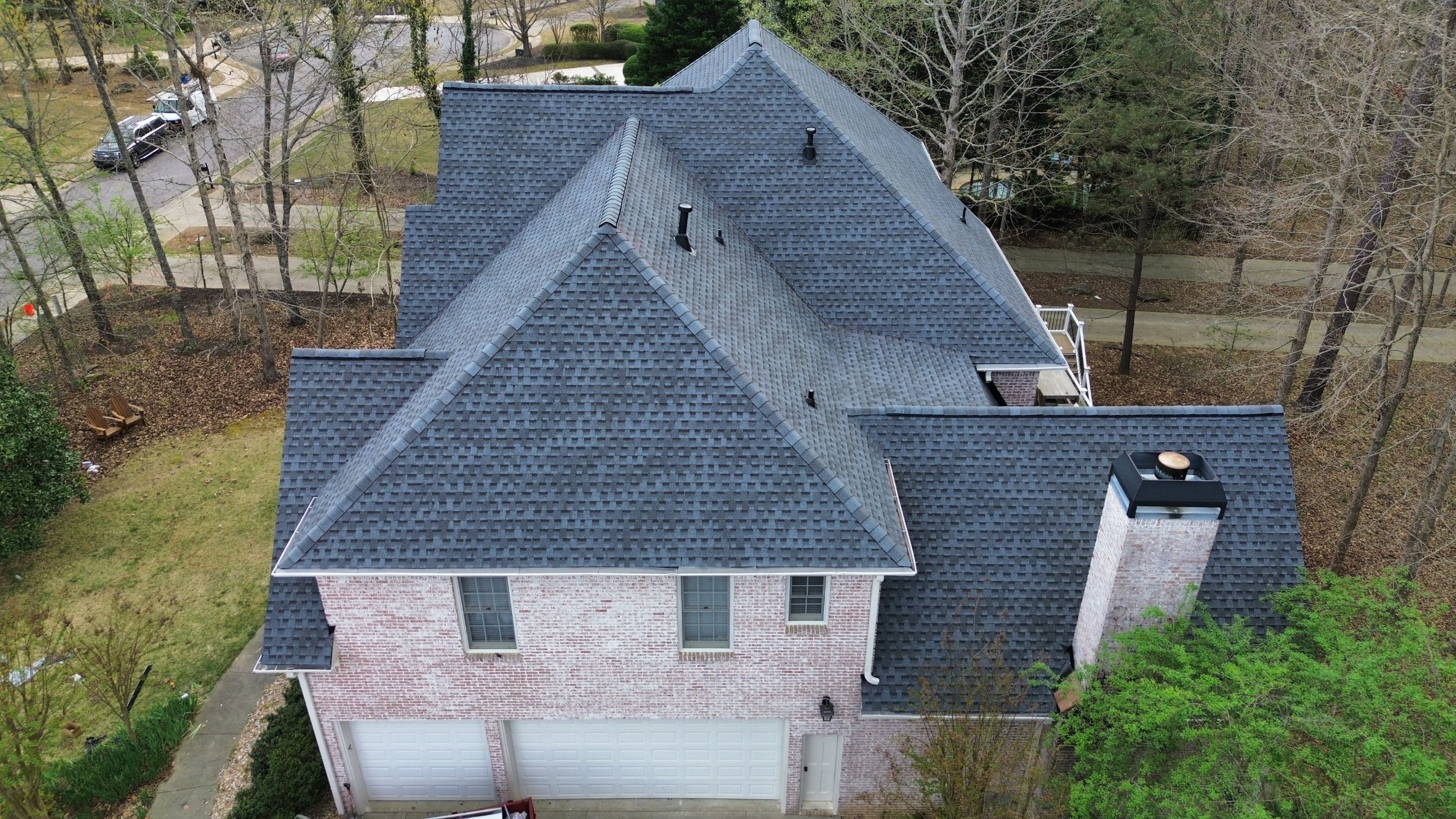Alpharetta, GA Roof Replacement GAF Timberline HDZ Pewter Gray by Reset Roofing